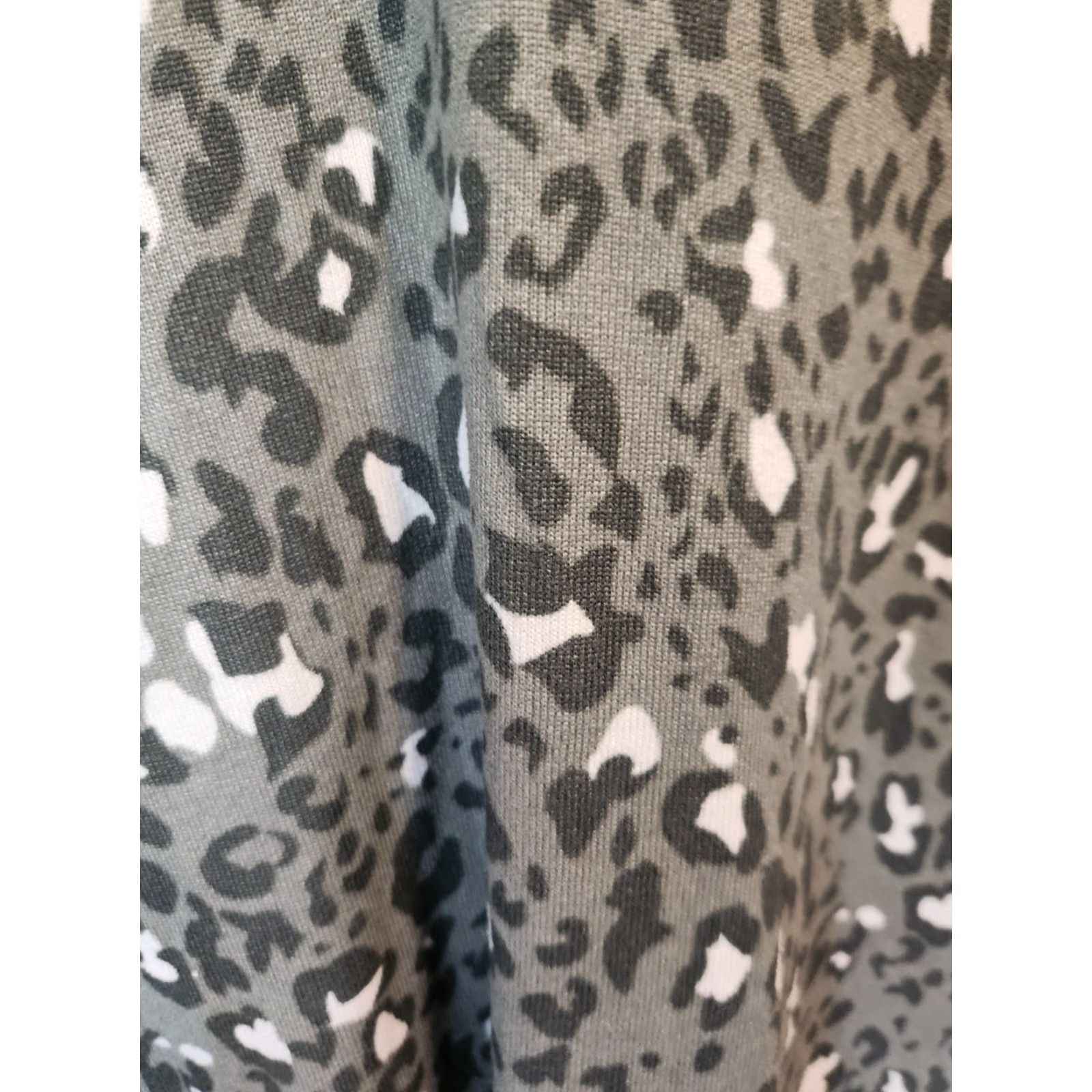 Vintage Jenni Women's Sleep Shirt Gown Mountain Sage Animal Print Green XXL XS Size XS / US 0-2 / IT 36-38 - 3 Thumbnail