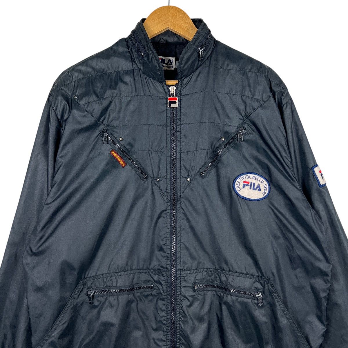 Fila 🔥 Vintage Fila Creativita NelloSport Zip Up Jacket Size US XL / EU 56 / 4 - 5 Thumbnail