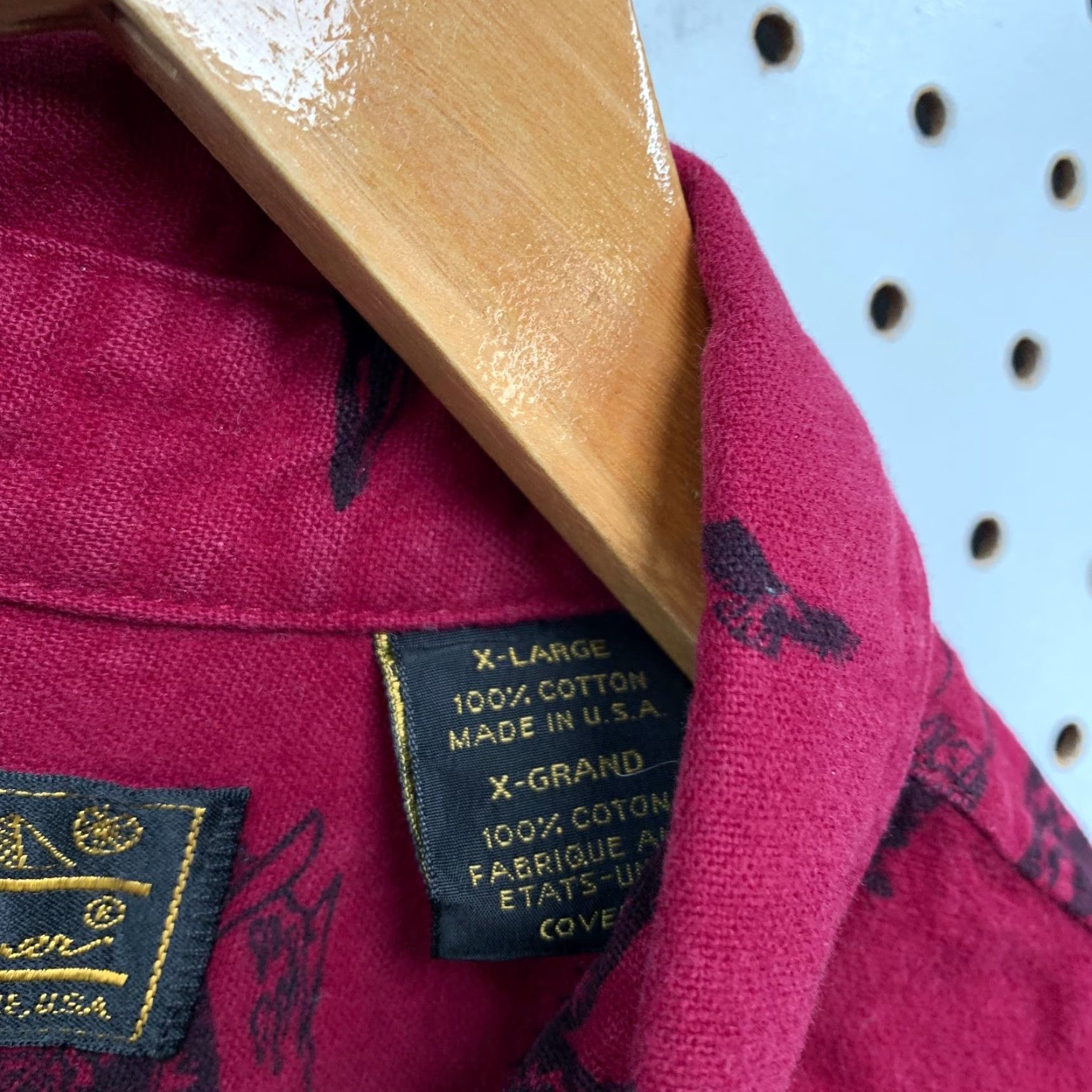 Eddie Bauer VINTAGE Eddie Bauer Button Shirt Mens XL 80s Red Fishing Hunting 90s Made USA Size US XL / EU 56 / 4 - 6 Thumbnail