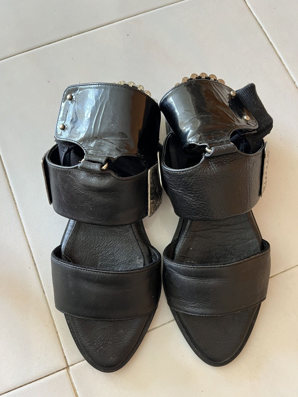 Toga Toga Achives Metal Sandal Size US 7 / IT 37 - 5 Thumbnail