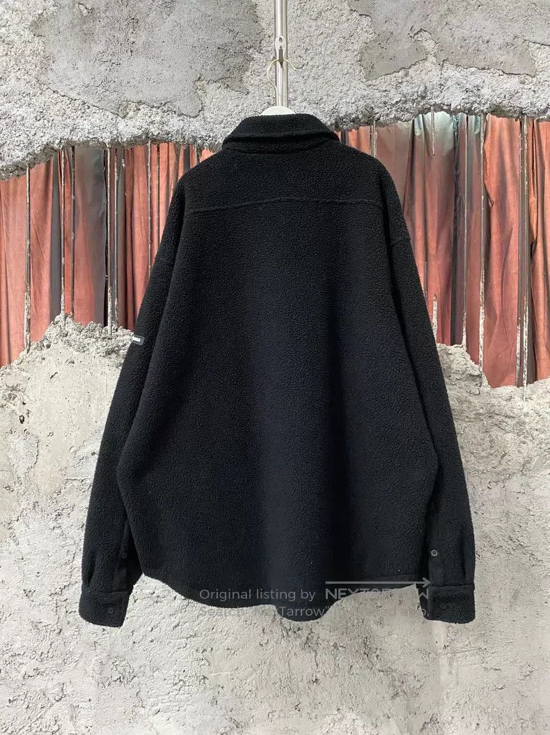 Balenciaga Balenciaga Black Teddy Sleeve Logo Jacket Size US S / EU 44-46 / 1 - 2 Thumbnail