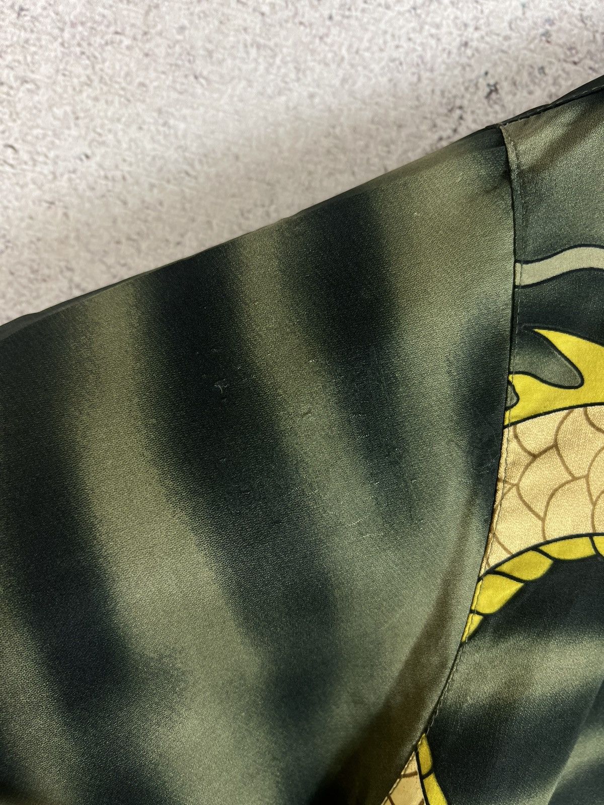 Japanese Brand Vintage Y2K Dragon All Overprinted Crazy Shirt Size US XL / EU 56 / 4 - 5 Thumbnail