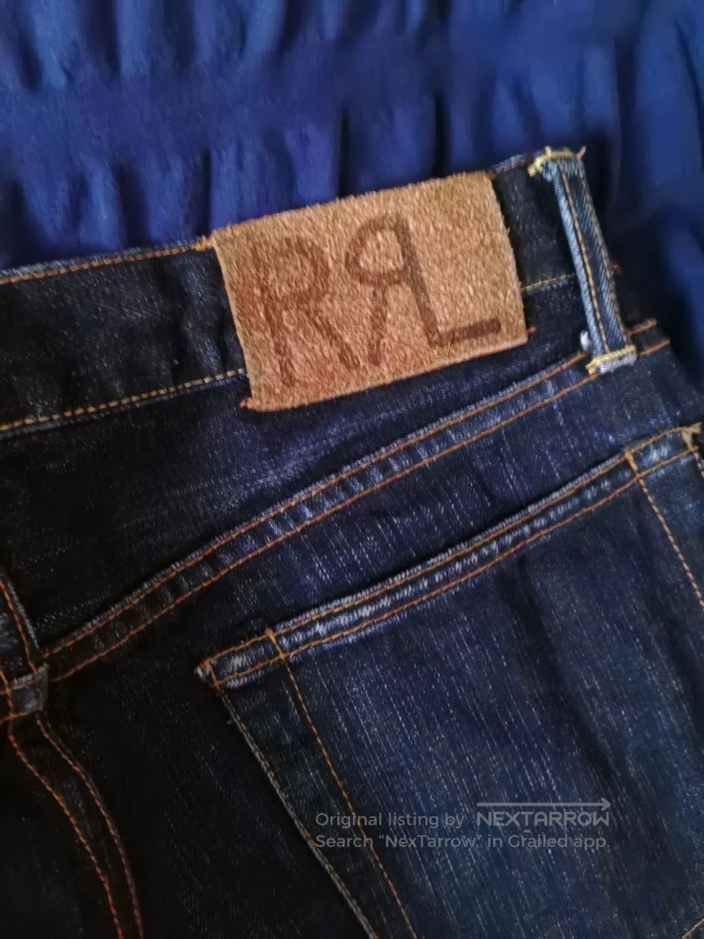 RRL Ralph Lauren RRL Ralph Lauren Vintage Raw Denim Jeans. Size US 32 / EU 48 - 6 Thumbnail