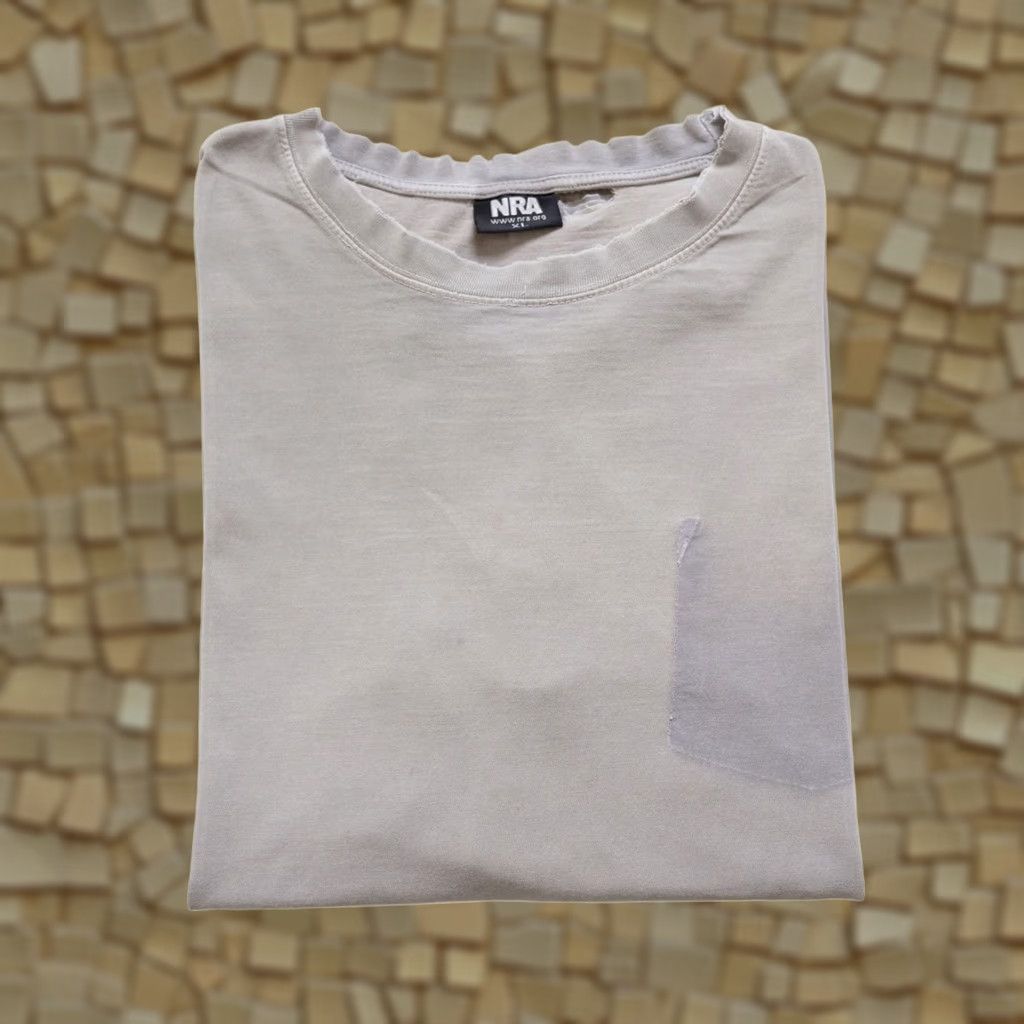 Vintage VINTAGE NRA Y2K GHOST POCKET DISTRESSED GRAY T SHIRT XL MEN Size US XL / EU 56 / 4 - 1 Thumbnail