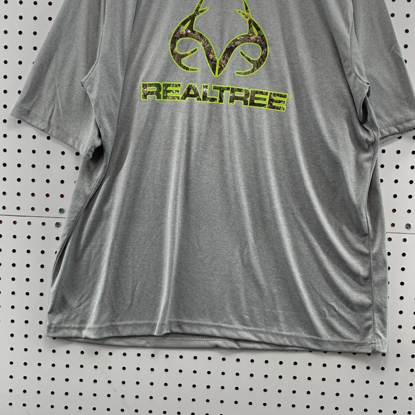 Realtree VINTAGE Realtree Camouflage T-Shirt Adult XL Gray Short Sleeve Logo Unisex Size US 36 / EU 52 - 6 Thumbnail