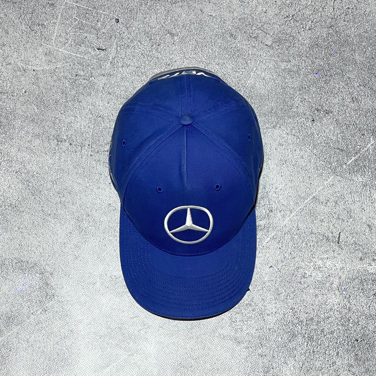 Formula 1 × Mercedes-Benz Mercedes AMG Formula1 Team X Monster Blue Cap Branded London Size ONE SIZE - 5 Thumbnail