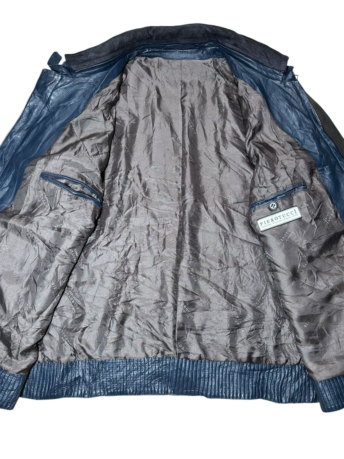 Vintage PIEROTUCCi Jacket Leather Factory since 1972 Size US L / EU 52-54 / 3 - 7 Thumbnail