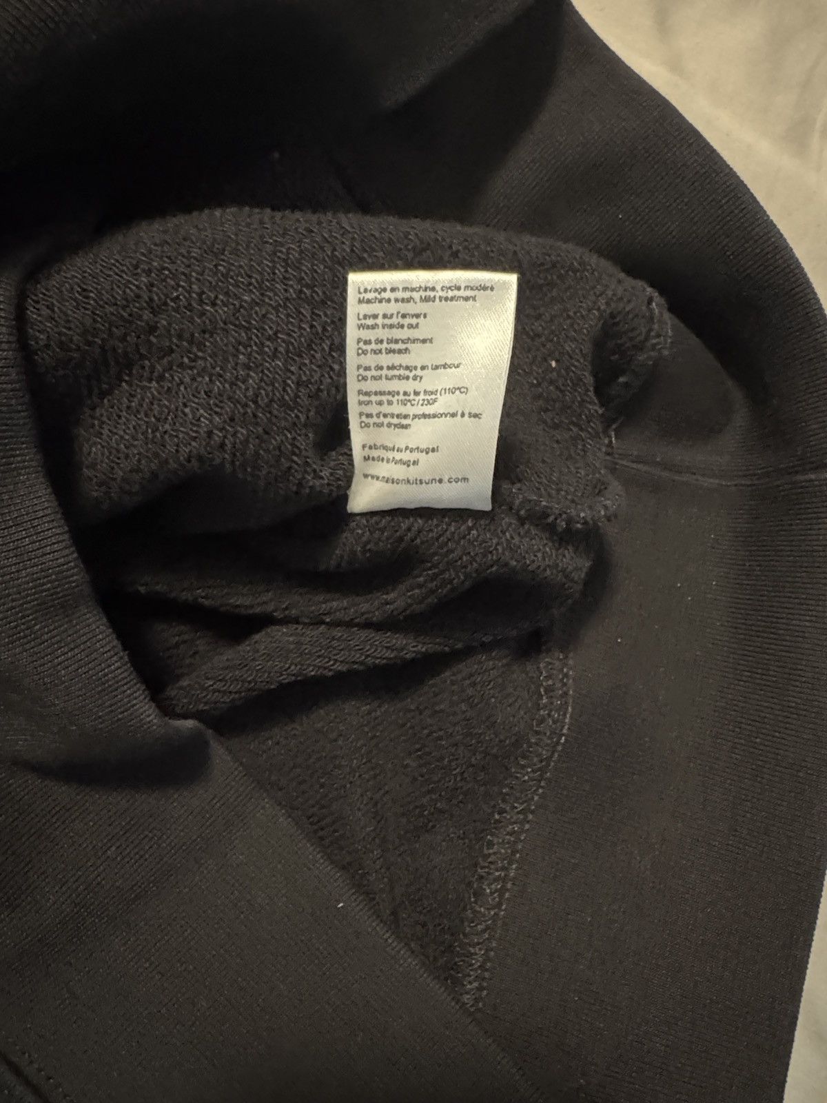 Maison Kitsune MAISON KITSUNE Black Crewneck Size XS / US 0-2 / IT 36-38 - 5 Thumbnail