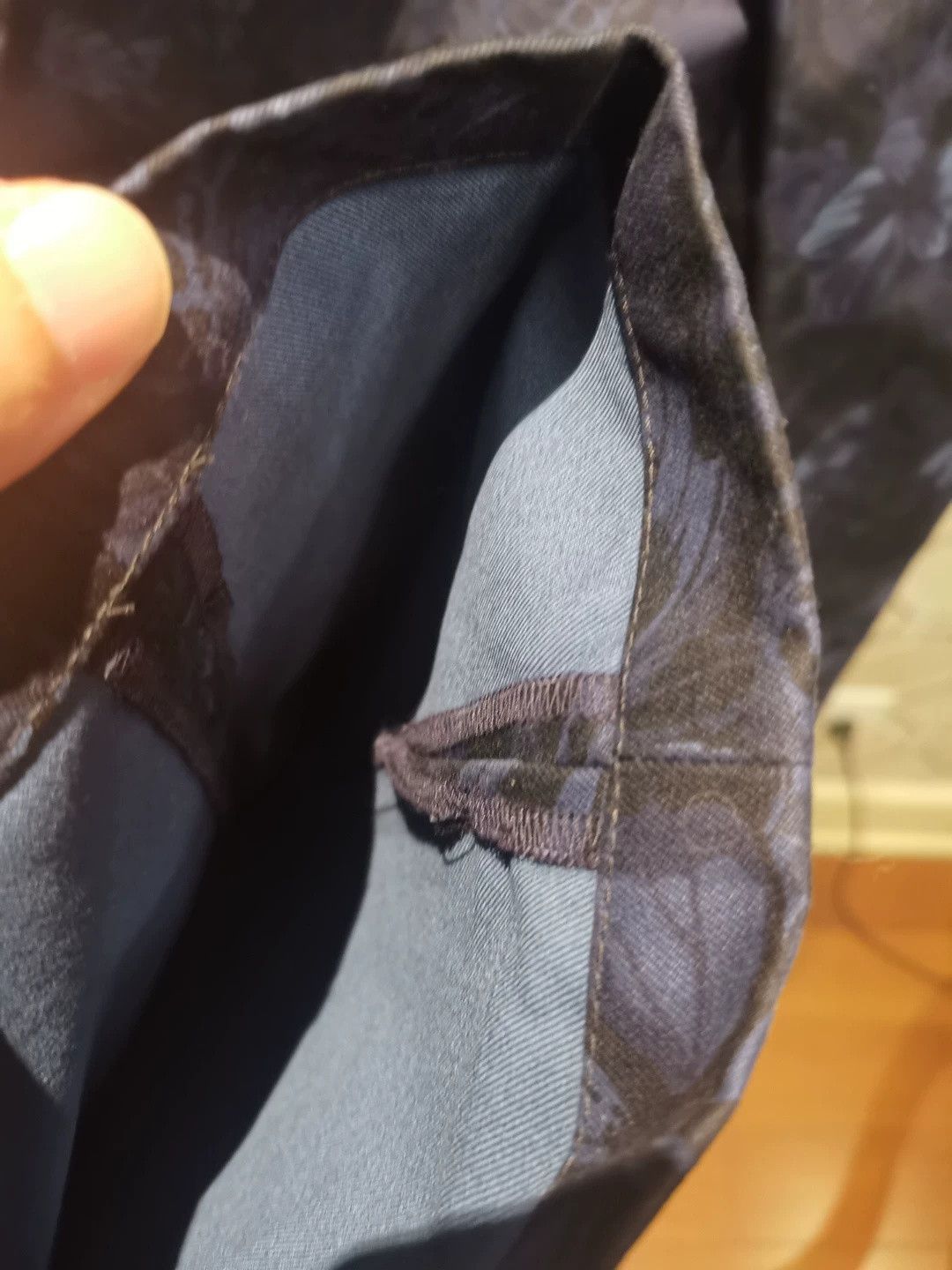 Valentino Valentino Blue Butterfly Camouflage Cropped Pants Size US 30 / EU 46 - 5 Thumbnail