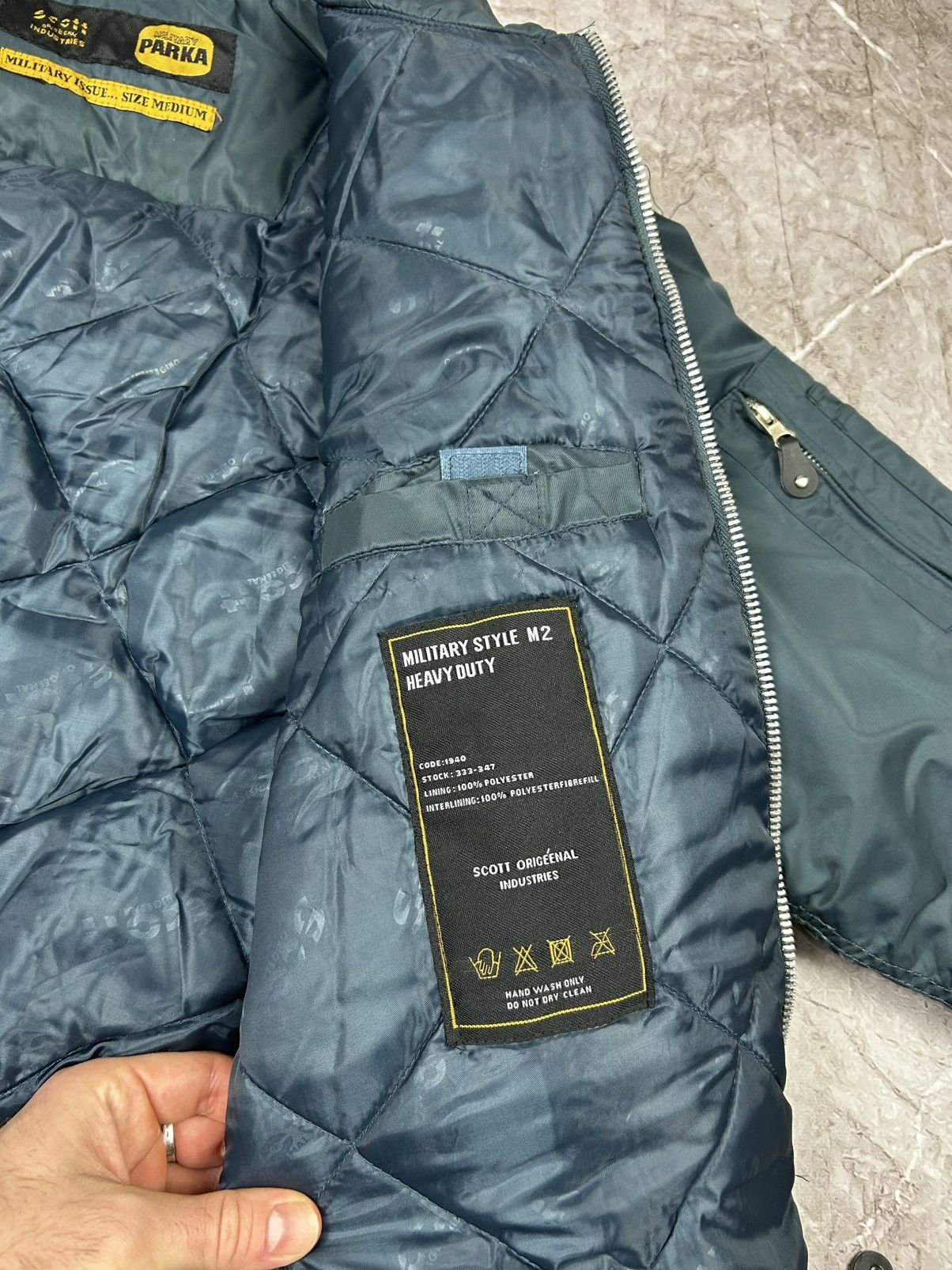 Schott Vintage MA 2 Bomber Jacket Size US M / EU 48-50 / 2 - 12 Thumbnail