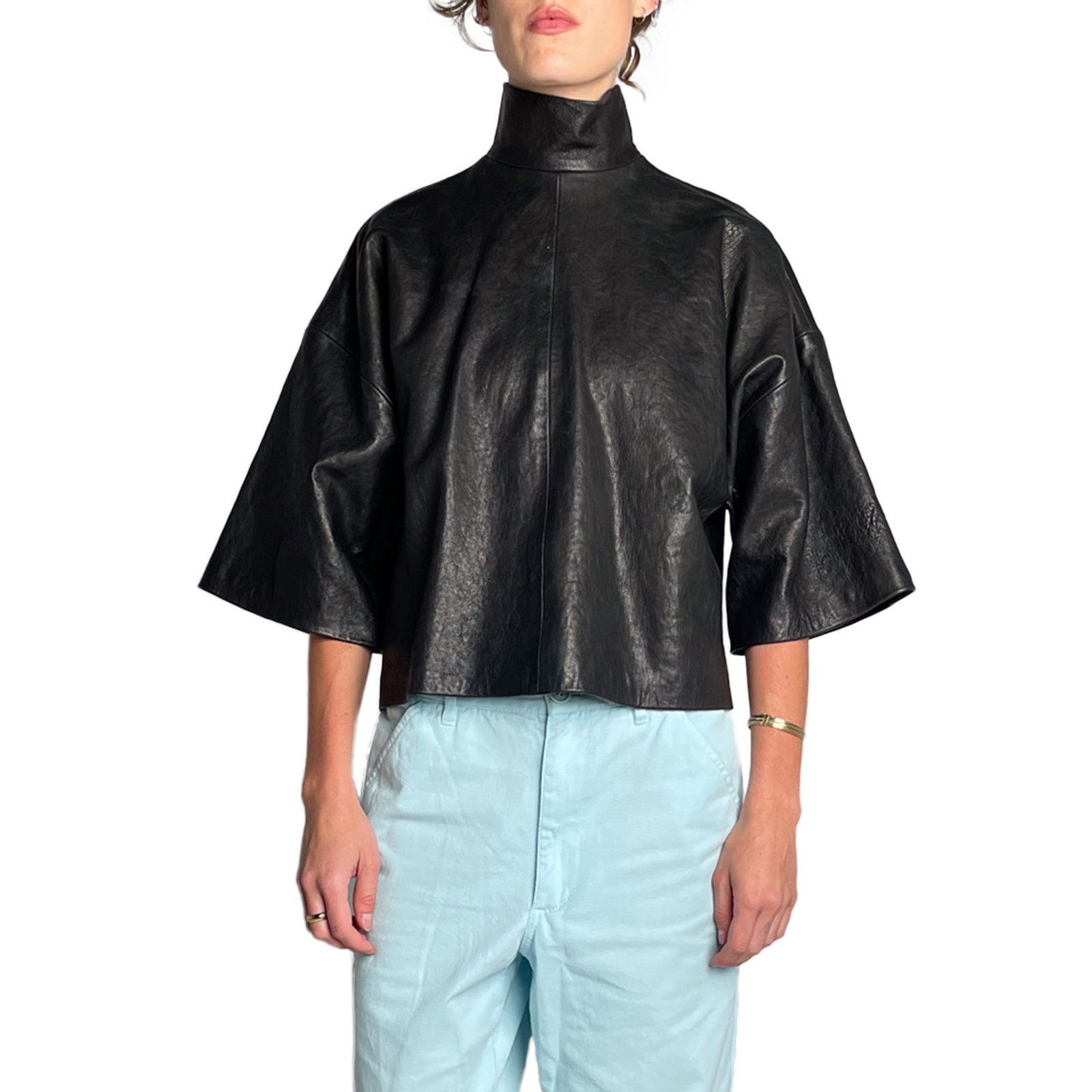 Strateas Carlucci Strateas Carlucci Leather Top Size S / US 4 / IT 40 - 5 Thumbnail
