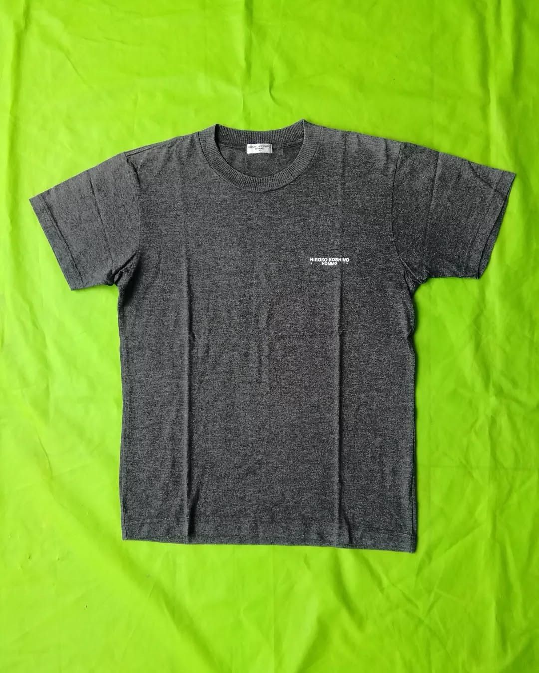 Designer × Hiroko Koshino Homme × Japanese Brand Hiroko Koshino Homme Grey Tees Size US M / EU 48-50 / 2 - 2 Thumbnail