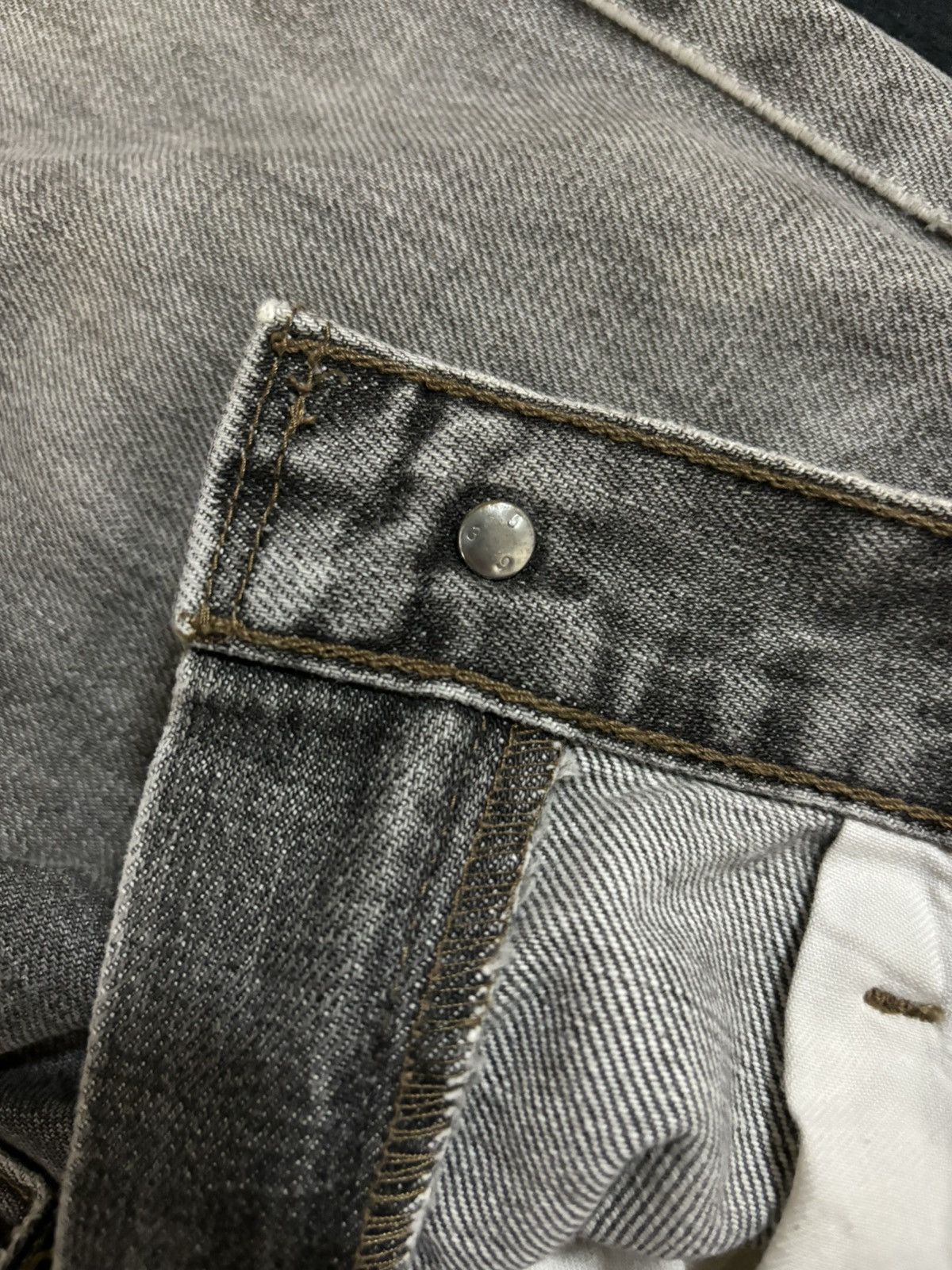 Levi's Vintage 80s Levis 505 Faded Distressed Grunge Jeans 29x27 Size US 29 - 5 Thumbnail
