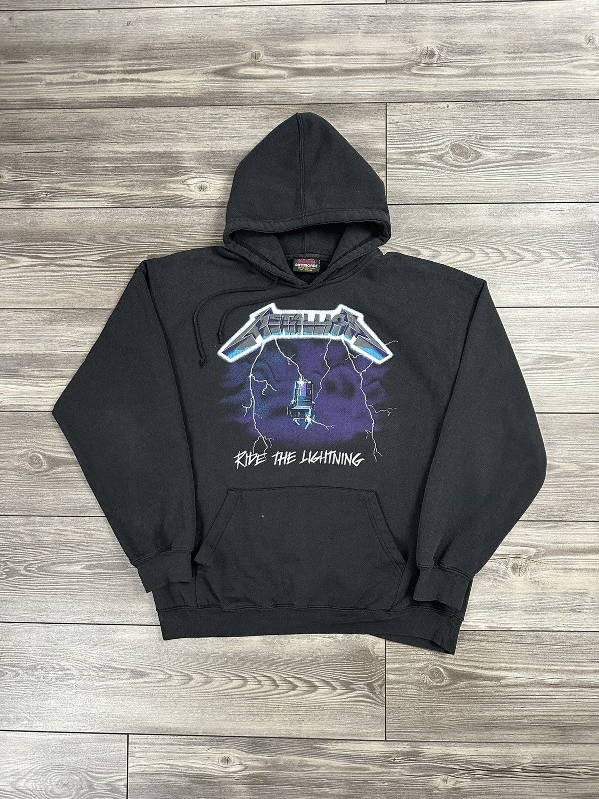 Band Tees Vintage Metallica Ride The Lightning Hoodie Size US XL / EU 56 / 4 - 1 Thumbnail