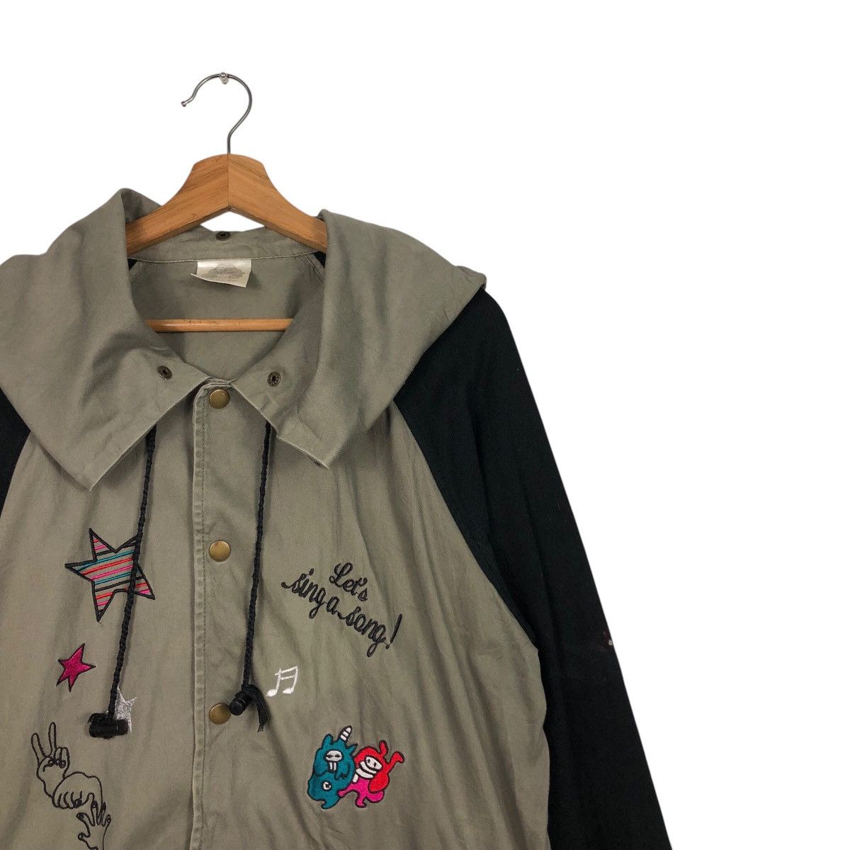 Japanese Brand × Vintage 📌Vintage Bomber Jacket Hoodie Scolar Big Logo Size US M / EU 48-50 / 2 - 7 Thumbnail
