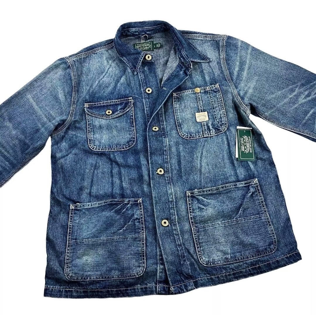Designer × Polo Ralph Lauren Polo Country Ralph Lauren Denim Jeans Shirt Jacket SZ Large Size US L / EU 52-54 / 3 - 2 Thumbnail
