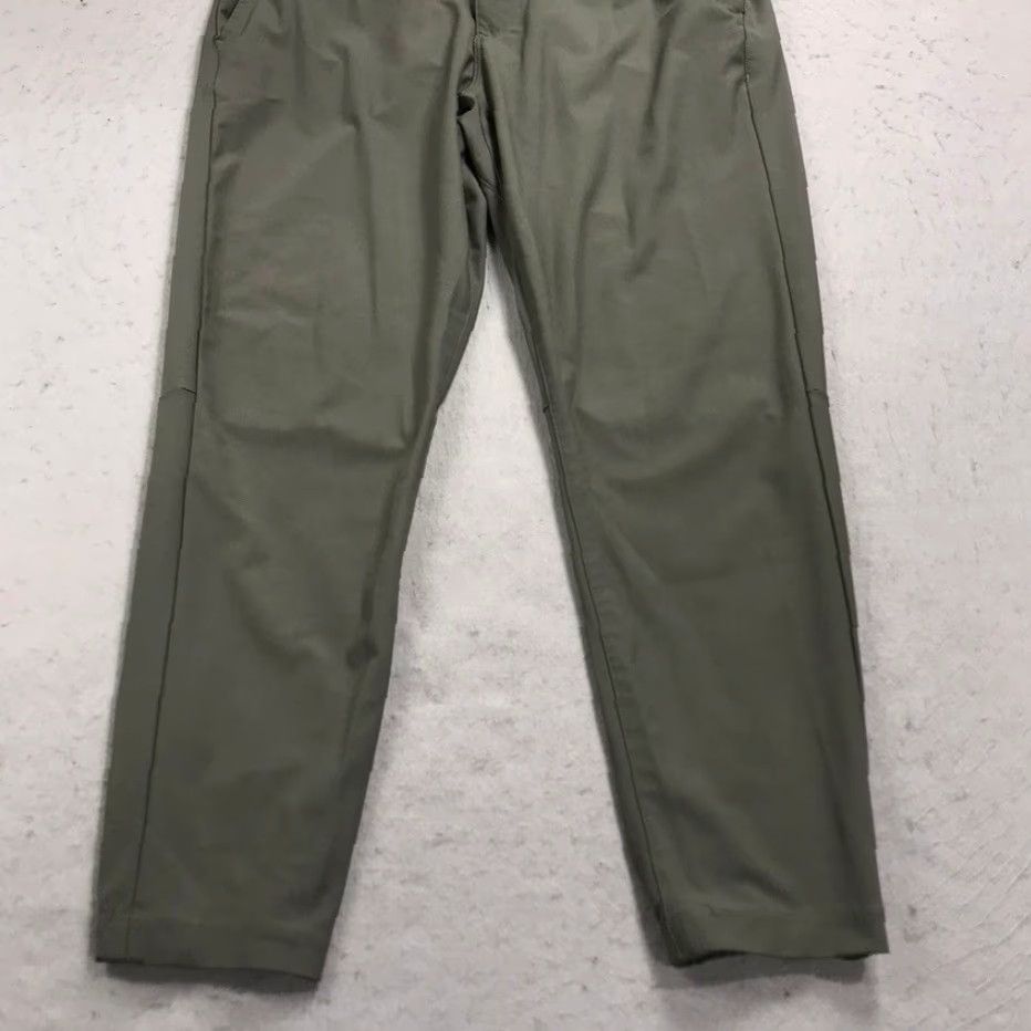 Cuts Cuts Mens XL Green Gray Jogger Tapered Pants - Slim Fit Chino Work Casual (Brand: Cuts) Size US 36 / EU 52 - 3 Thumbnail