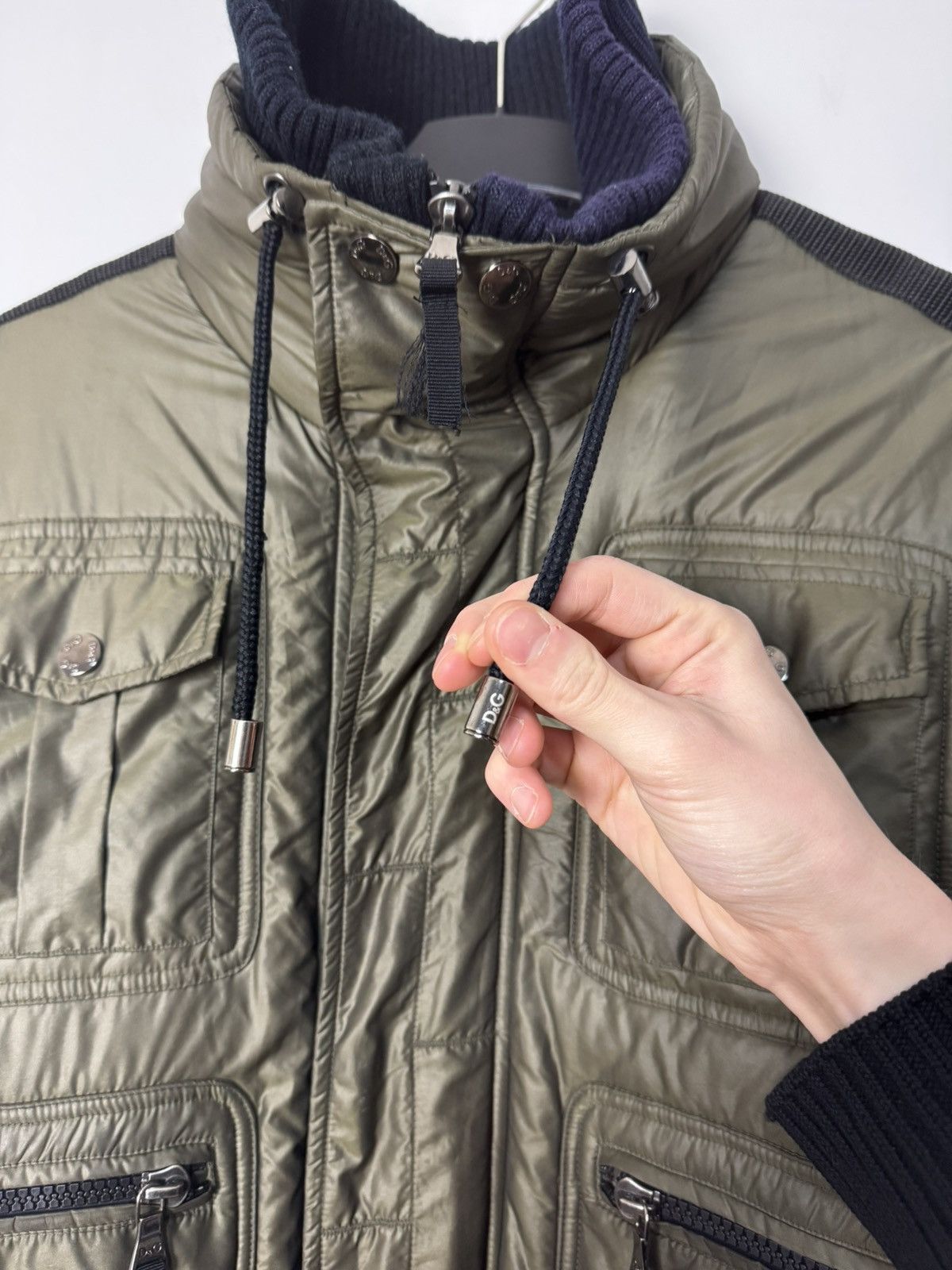 Dolce & Gabbana Dolce & Gabbana Military Puffer Jacket Multi Pocket 2000s Size US L / EU 52-54 / 3 - 10 Thumbnail