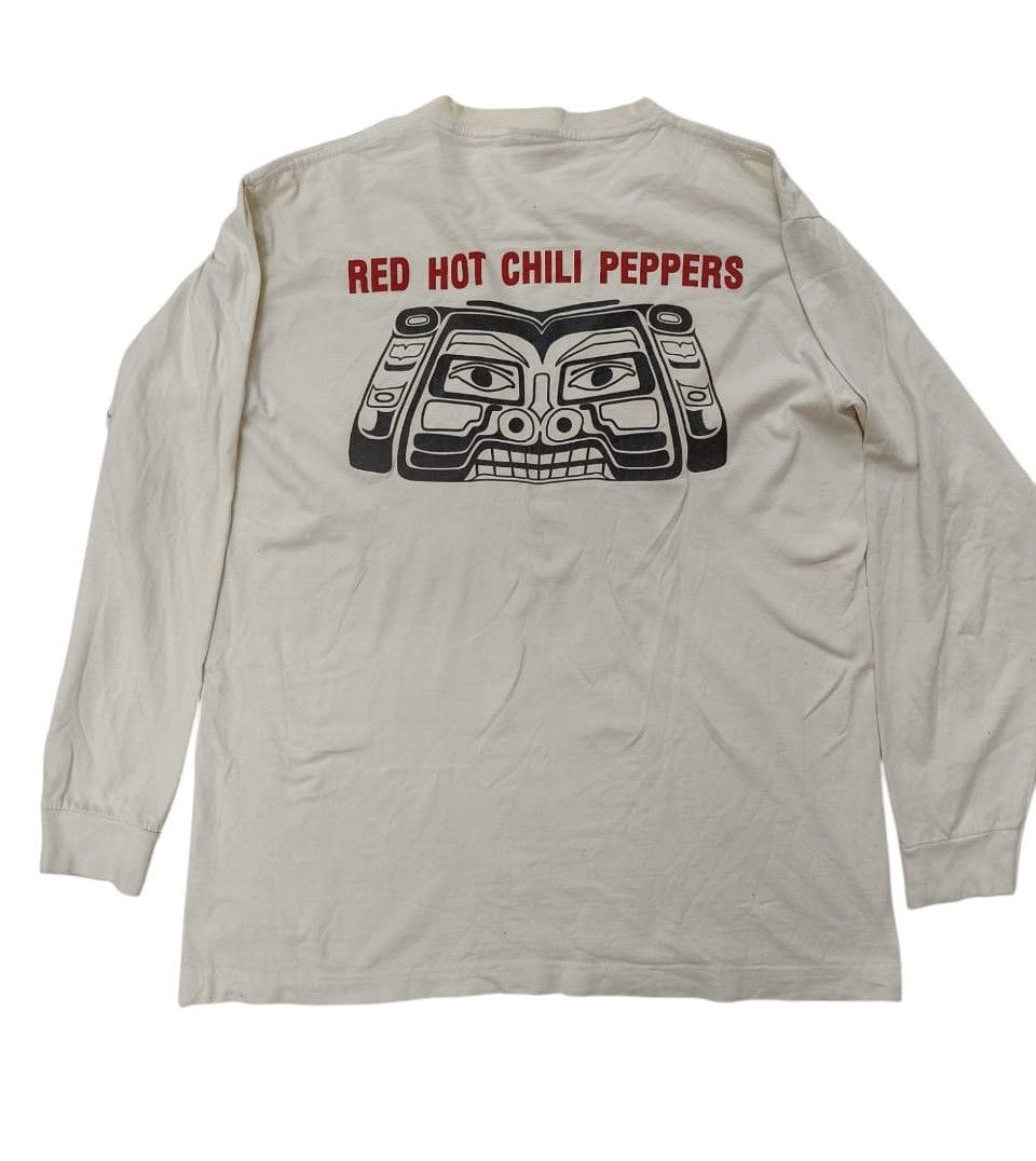 Vintage Vintage Red Hot Chili Pepper White Short Sleeve Shirt Size US L / EU 52-54 / 3 - 2 Thumbnail