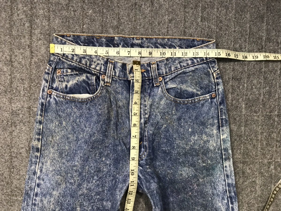 Levi's Vintage Clothing Levi's Lot 505 Zipper Indigo Denim Cu Acid Wash Size US 29 - 10 Thumbnail