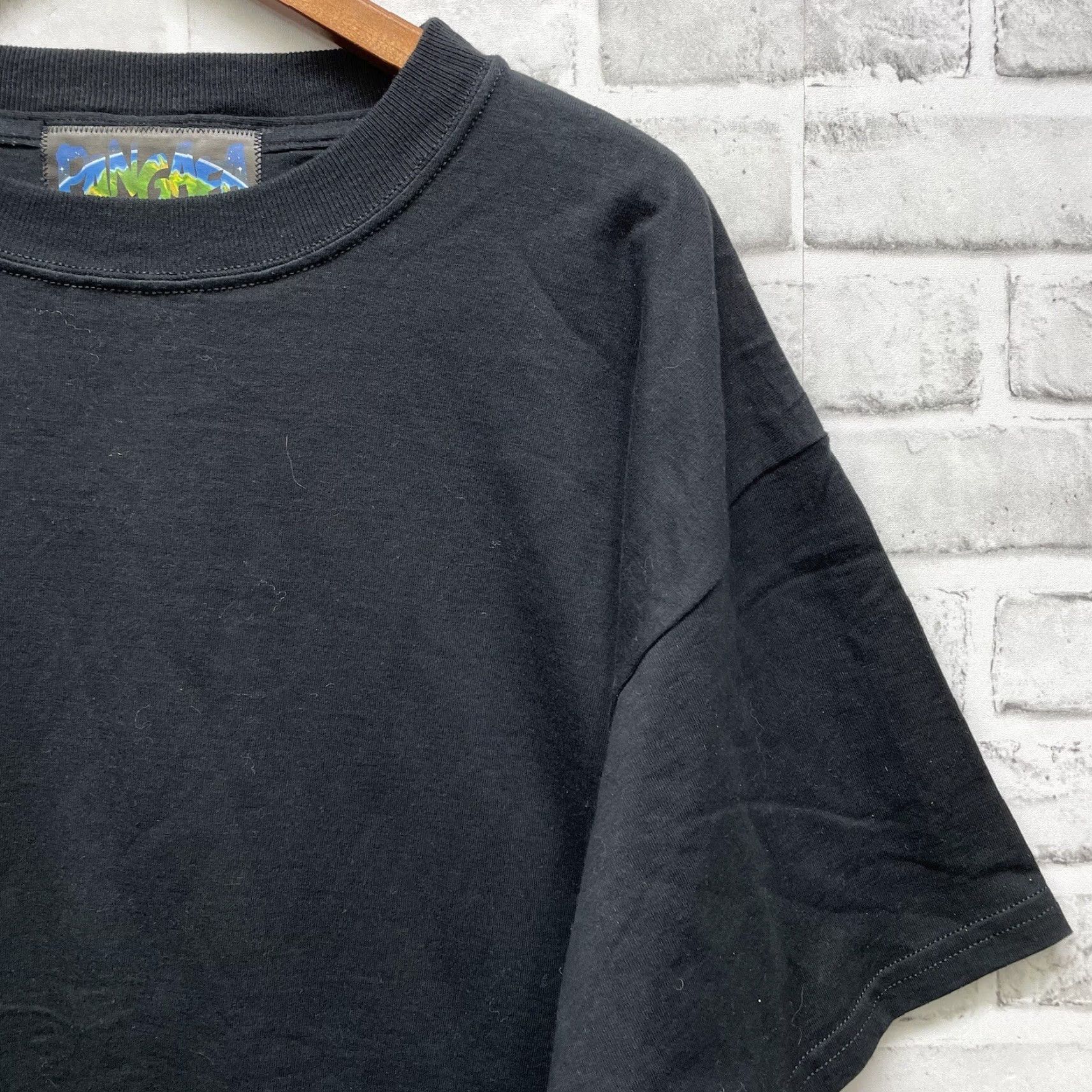 Vintage VTG Pangea T-Shirt Mens 2XL Black Cotton USA Size US XXL / EU 58 / 5 - 2 Thumbnail