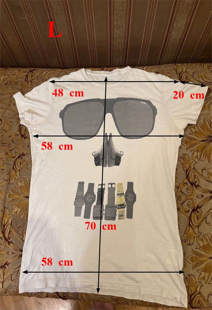Diesel Y2K Diesel Men's Vintage T-Shirt - Sunglasses, Shoes Size US L / EU 52-54 / 3 - 2 Thumbnail