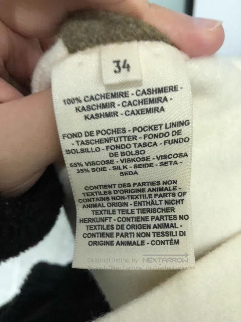 Hermes Hermes Colorblocked Embroidered Collar Long Sleeve Coat, G Size XXS / US 00 / IT 34 - 4 Thumbnail