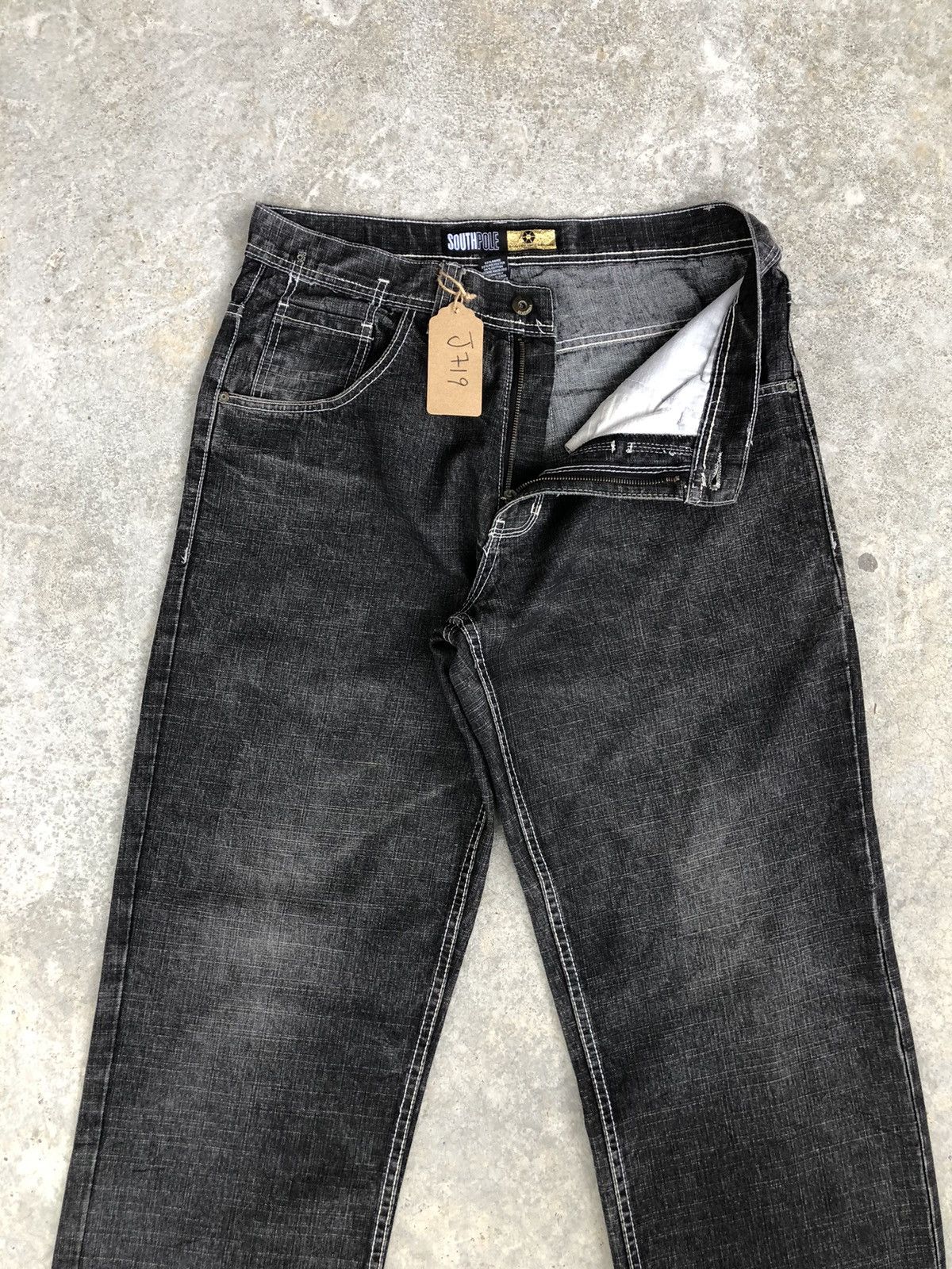 Southpole Southpole Baggy Jeans Hip Hop Distressed Jeans Size US 33 - 3 Thumbnail