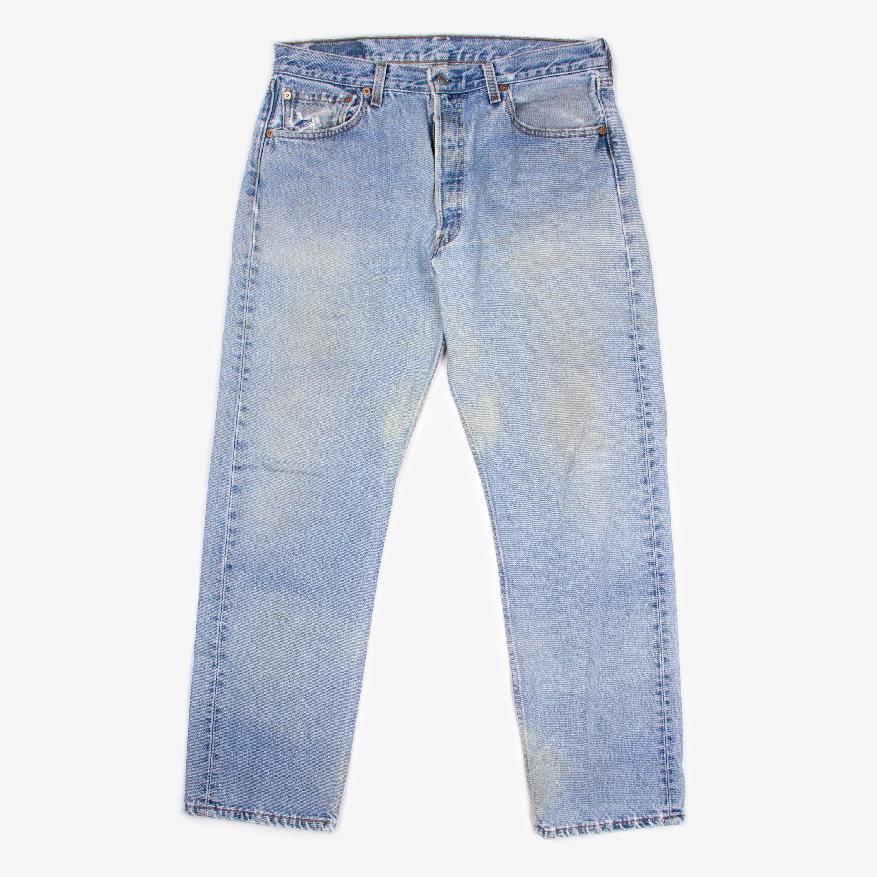 Levi's × Levi's Vintage Clothing × Vintage LEVIS LIGHT BLUE WASH 501 Size US 34 / EU 50 - 2 Thumbnail