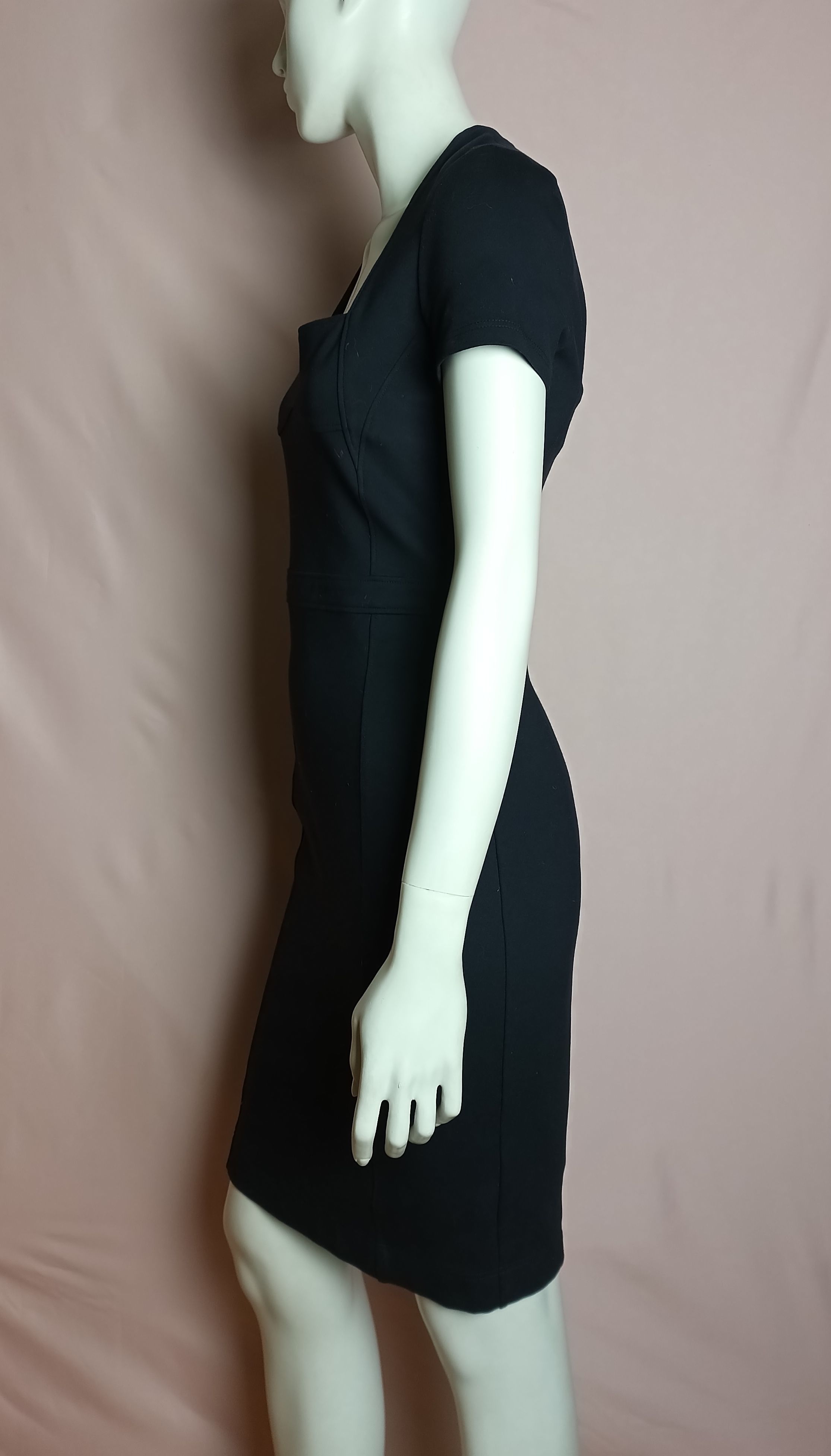Gucci Gucci Black/ Dark Blue Tone Jersey Short Dress Size M Size M / US 6-8 / IT 42-44 - 2 Thumbnail
