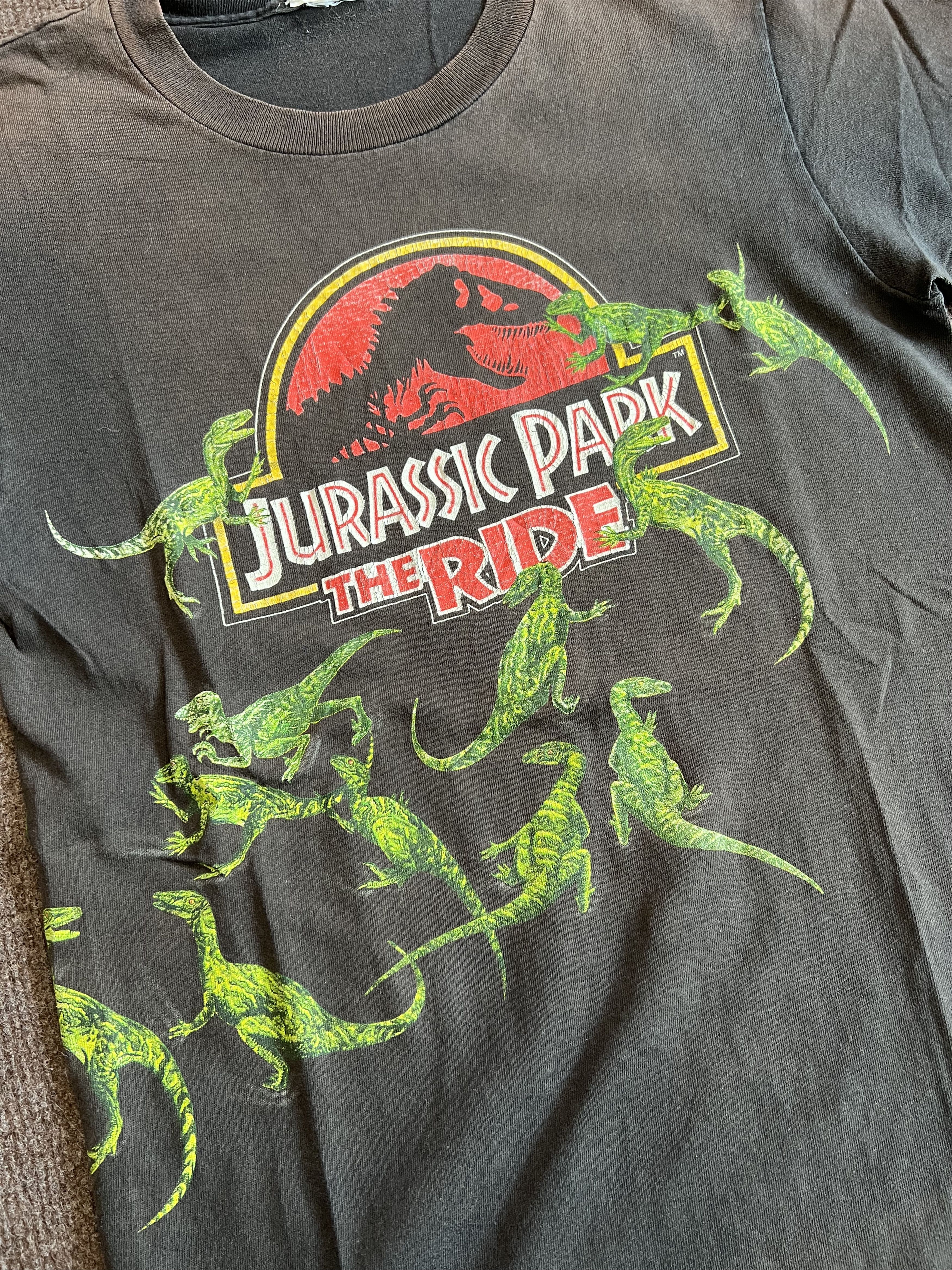 Universal Studios Vintage 90s Jurassic Park The Ride T-Shirt Universal Studios Size US S / EU 44-46 / 1 - 3 Thumbnail