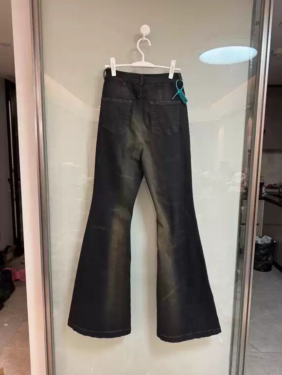 Rick Owens Rick Owens Rick Owens Drkshdw makes old flared wide-leg je Size US 31 - 2 Thumbnail