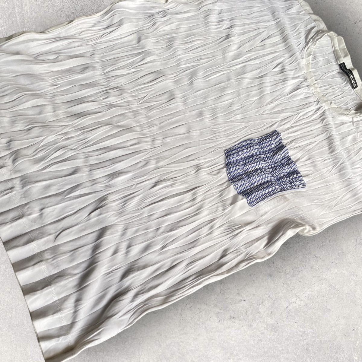 Issey Miyake SS15 Wrinkle T Shirt Size US L / EU 52-54 / 3 - 2 Thumbnail