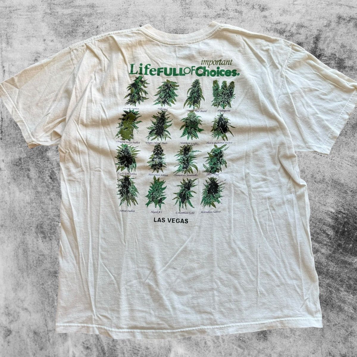 Vintage vintage 90s faded weed drug marijuana faded tee xl Size US XL / EU 56 / 4 - 1 Thumbnail