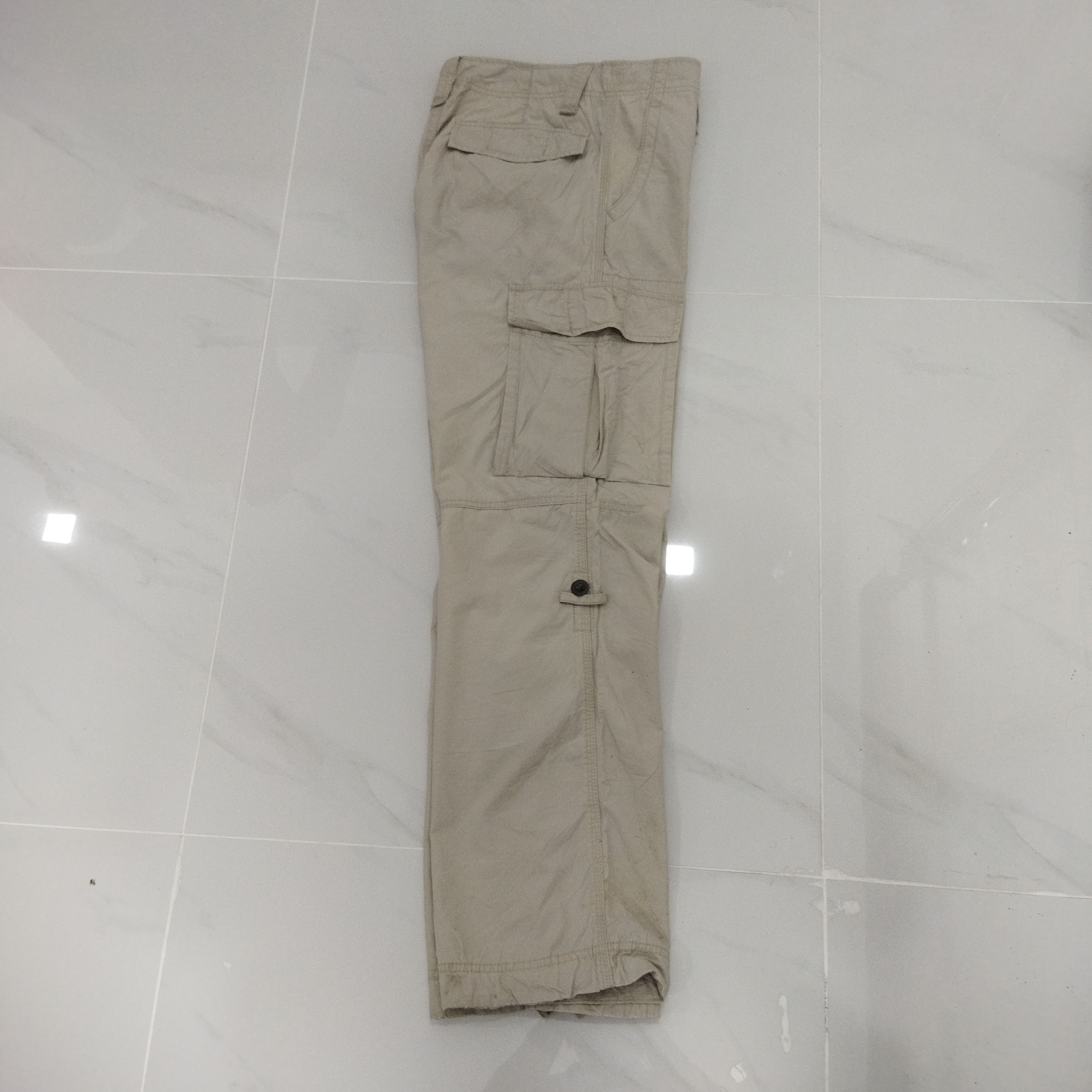 Japanese Brand × Uniqlo UNIQLO FADED WHITE CARGO PANTS Size US 30 / EU 46 - 10 Thumbnail