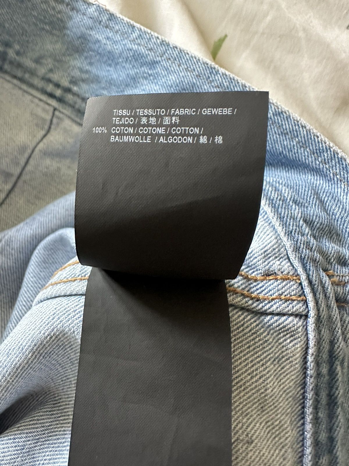 Saint Laurent Paris Ss16 Surf Sound Saint Laurent grail sleeveless denim jacket Size US XL / EU 56 / 4 - 25 Thumbnail