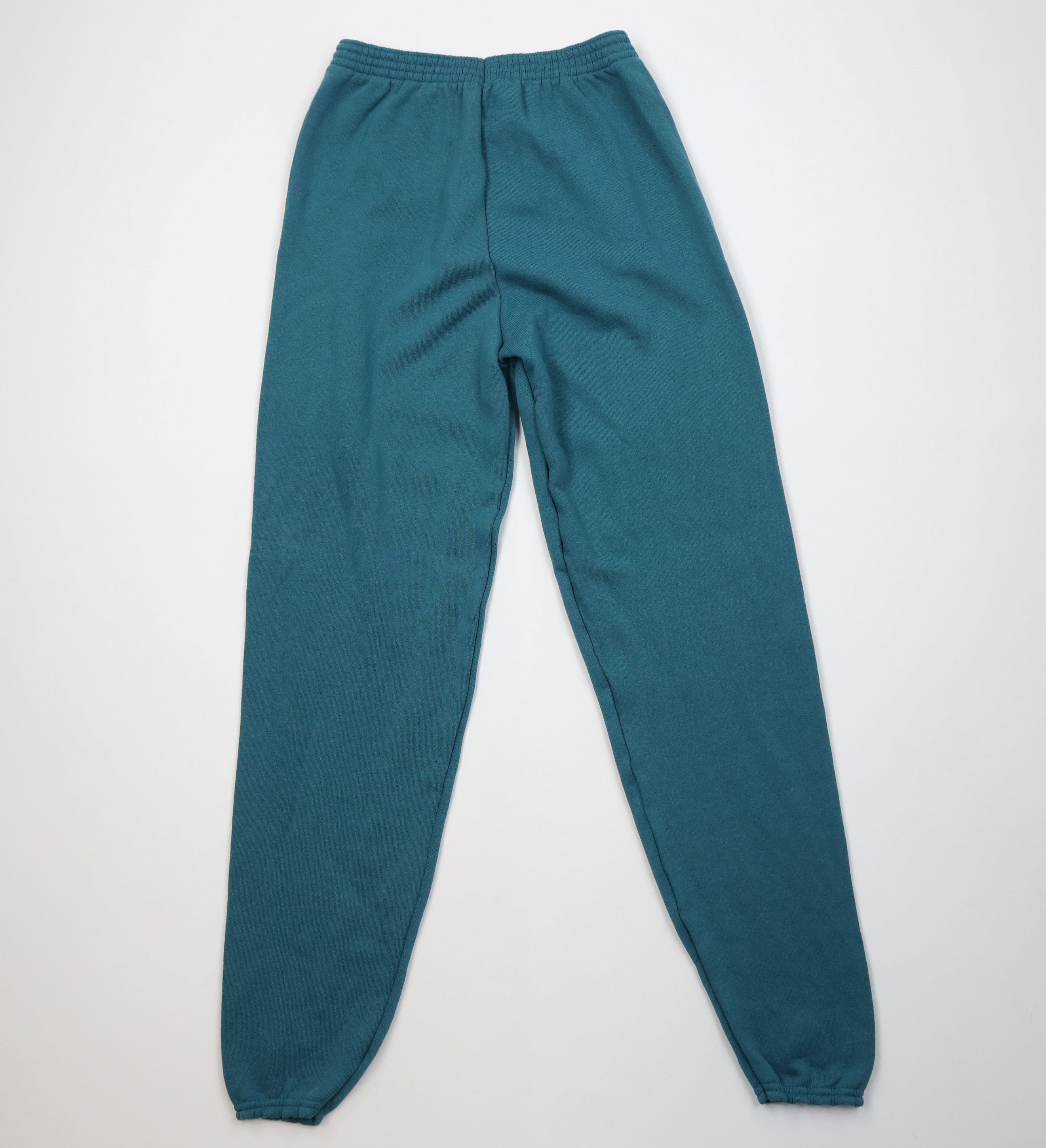 Vintage Deadstock Vintage 90s Streetwear Sweatpants Joggers Teal USA Size US 34 / EU 50 - 8 Thumbnail