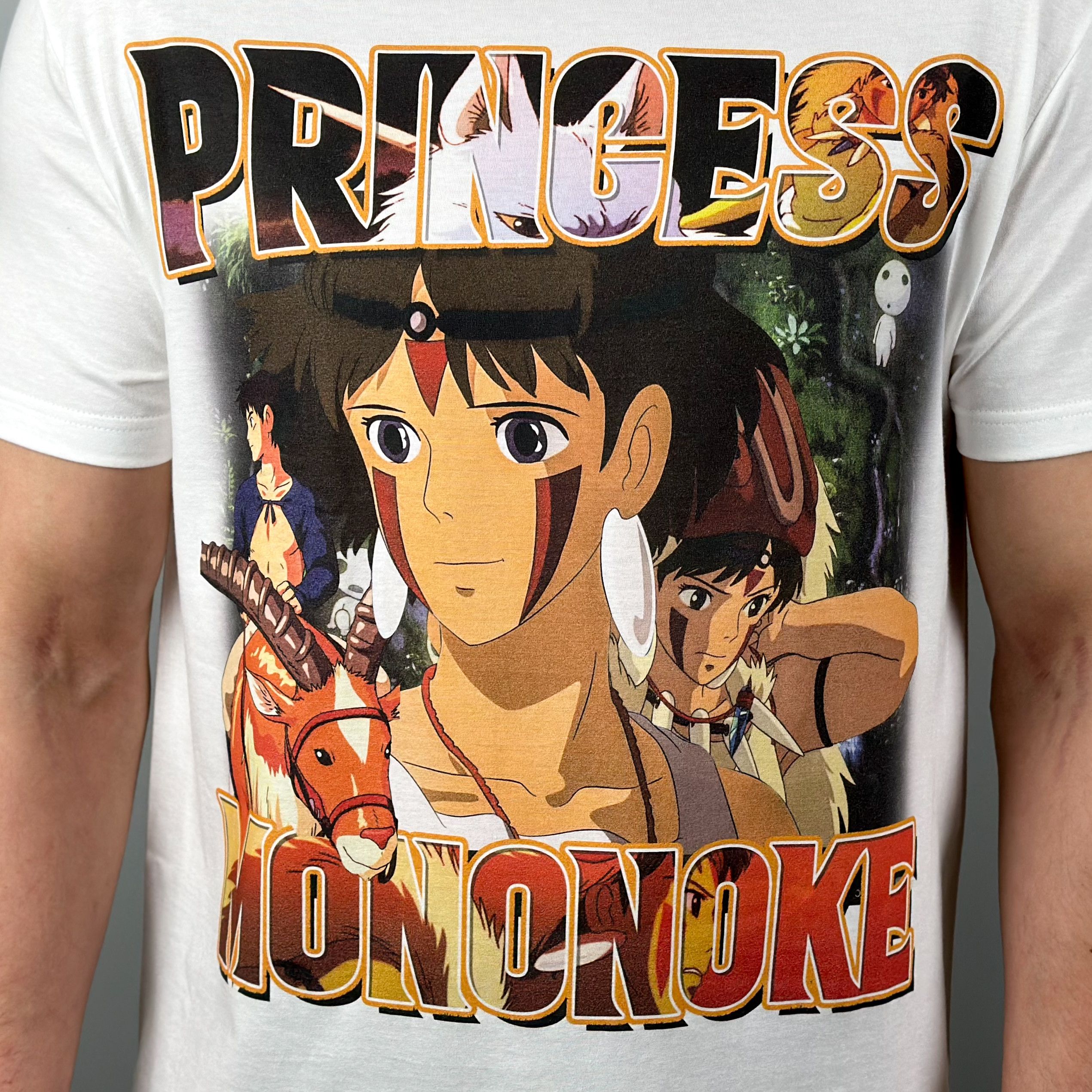 Anime × Japanese Brand × Vintage Princess Mononoke Studio Ghibli Anime Tee T-Shirt Size US XL / EU 56 / 4 - 2 Thumbnail