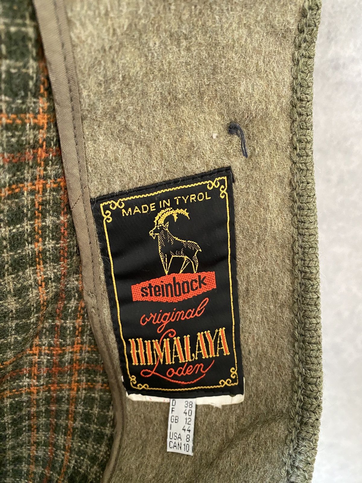 Vintage Vintage Steinbock Himalaya Wool Cloak Cape Austria Size US XXL / EU 58 / 5 - 8 Thumbnail