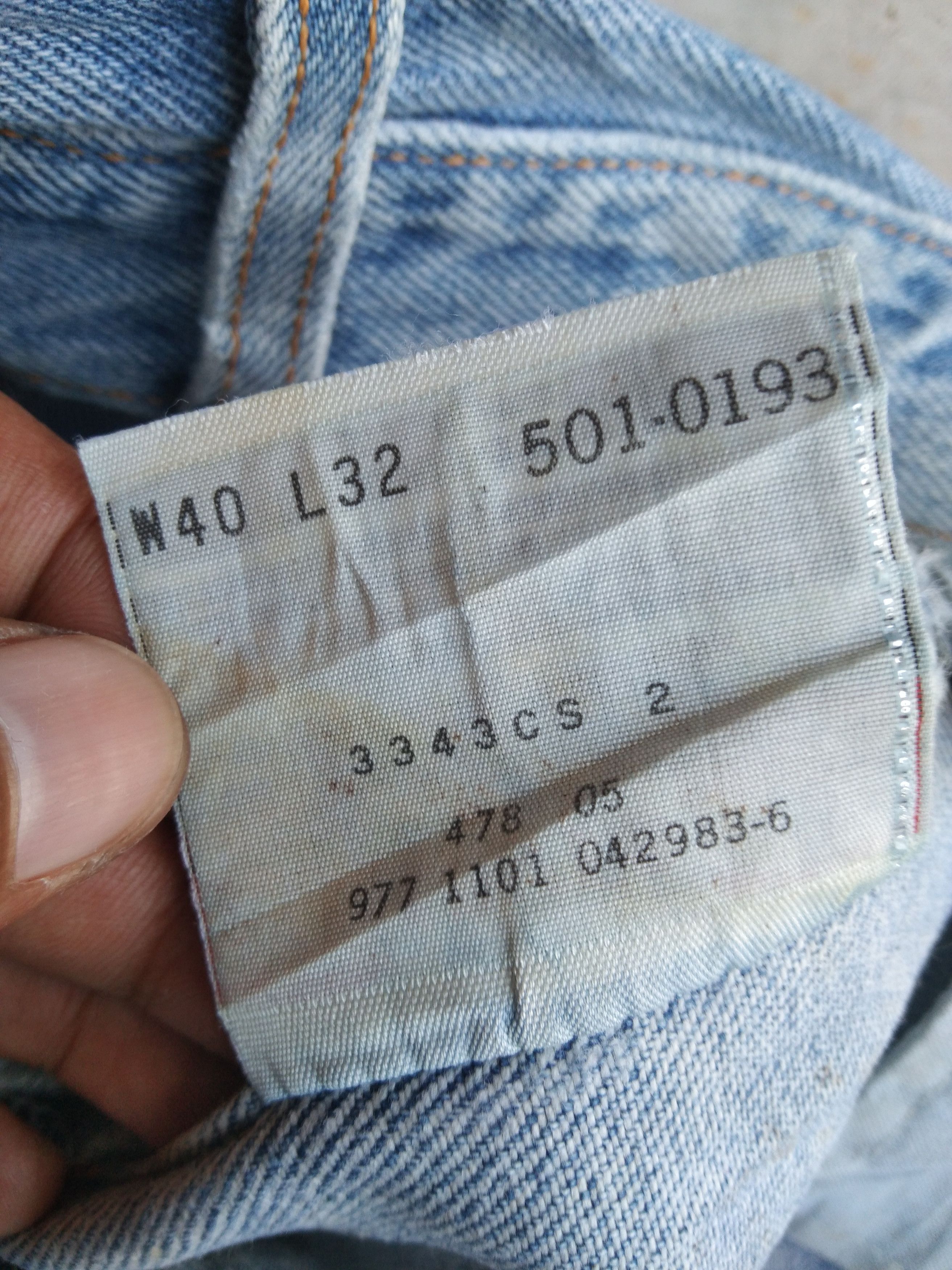 Levi's Vintage Levi's 501 x Anch Crash 90s Y2k Jeans 38x32 Size US 38 / EU 54 - 13 Thumbnail