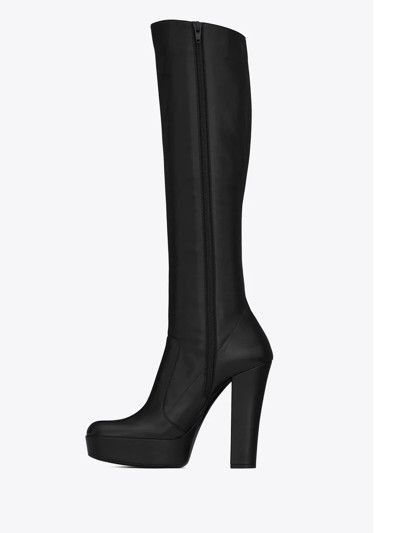 Saint Laurent Paris o1bcso1str0125 Cherry 100 Boot Vanity in Black Size US 7.5 / IT 37.5 - 3 Thumbnail