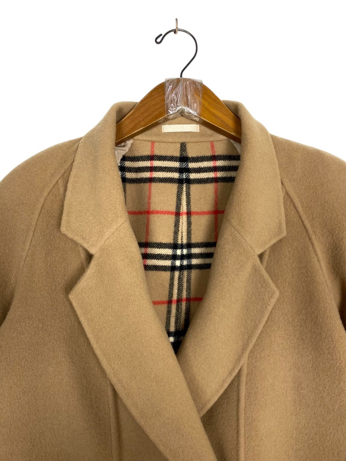 Rare‼️ Vintage Burberrys' Novacheck Wool Long Coat Made Japan