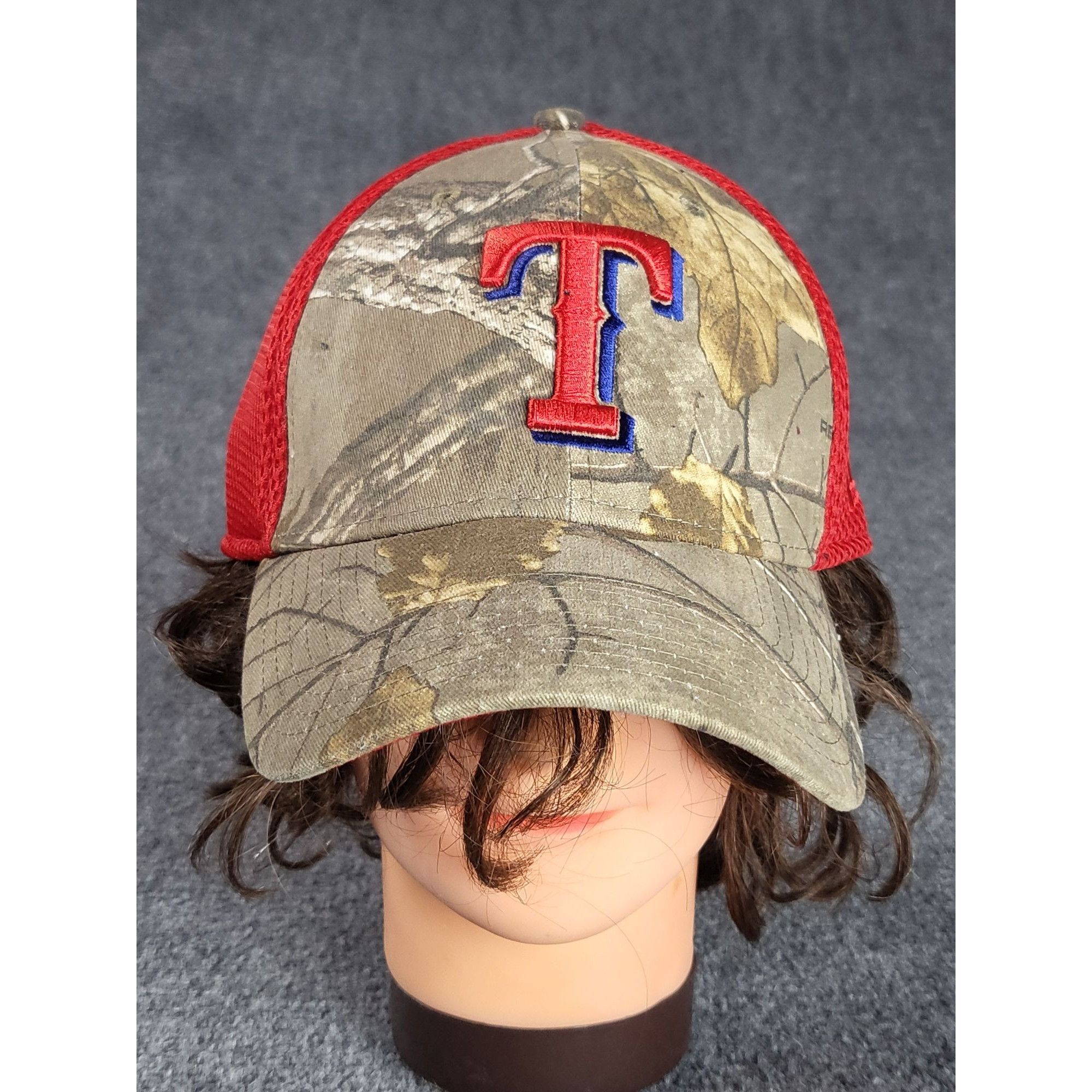 New Era Texas Rangers New Era Fitted Cap Men Sz M/L Camo Red 39Thirt Size ONE SIZE - 1 Thumbnail
