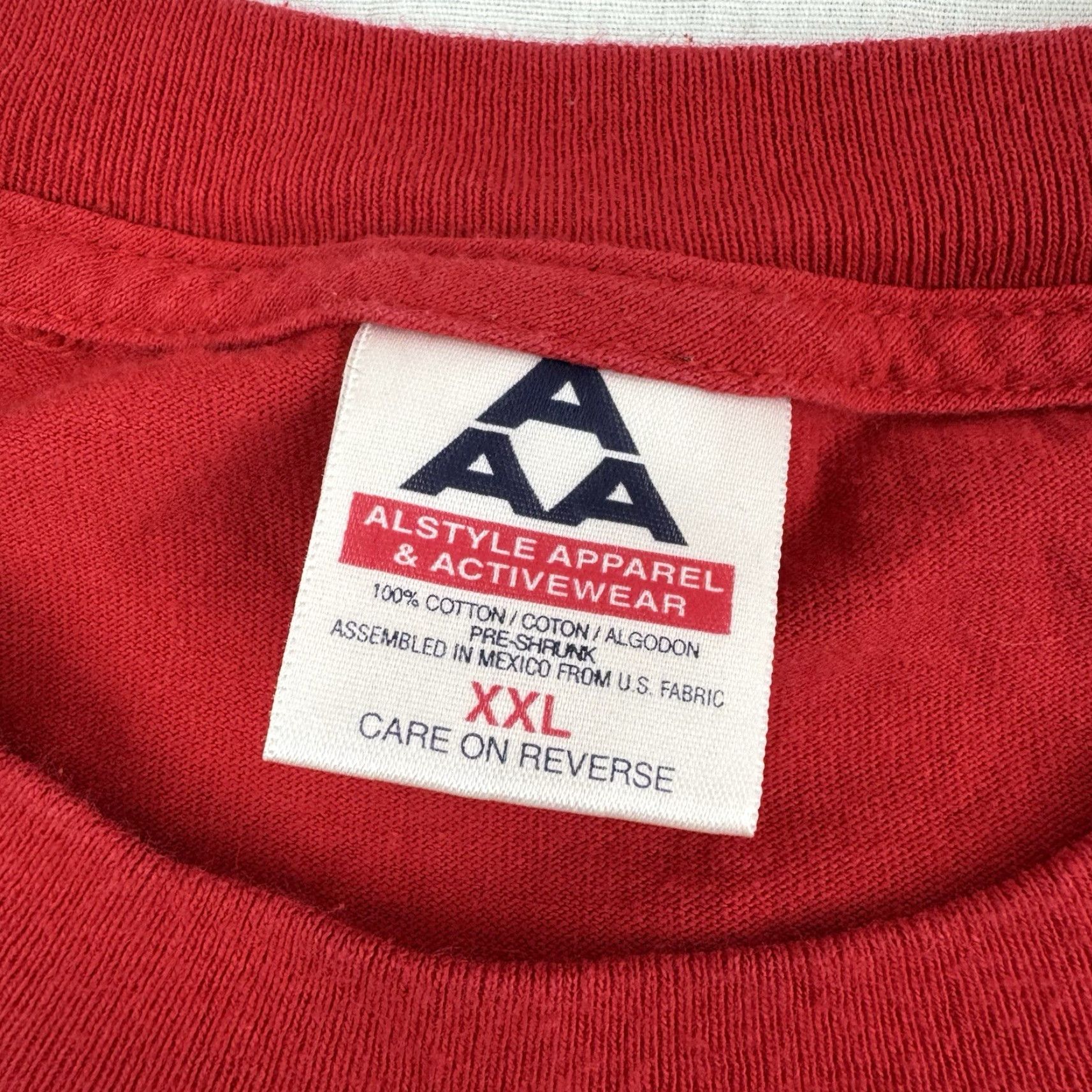Vintage VINTAGE Alstyle Sports Long Sleeve Shirt Men 2XL Red Solid Hipster 90s Y2K Size US XXL / EU 58 / 5 - 6 Thumbnail