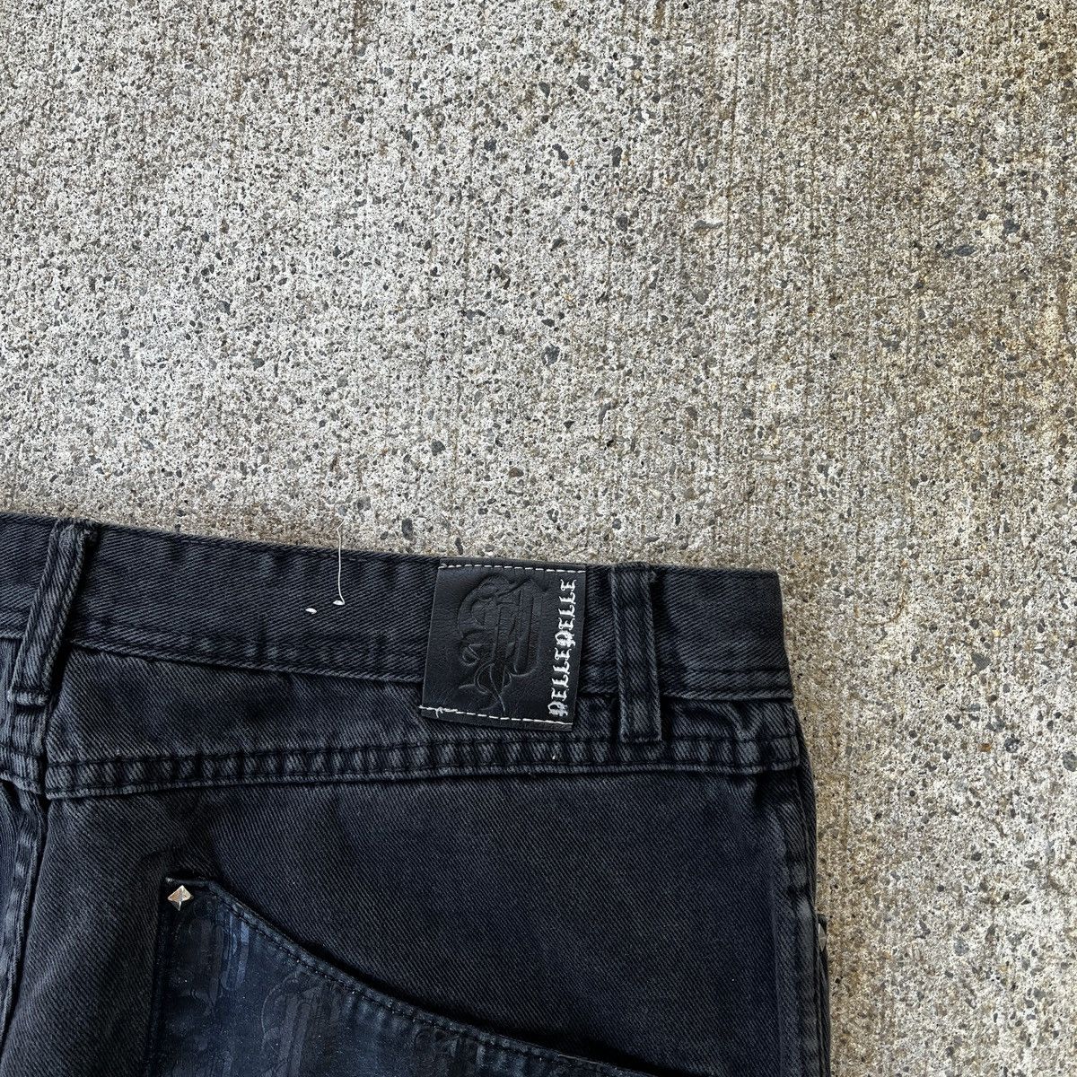 Pelle Pelle Vintage Pelle Pelle Black Jeans 36x34 Skater Urban Size US 36 / EU 52 - 9 Thumbnail