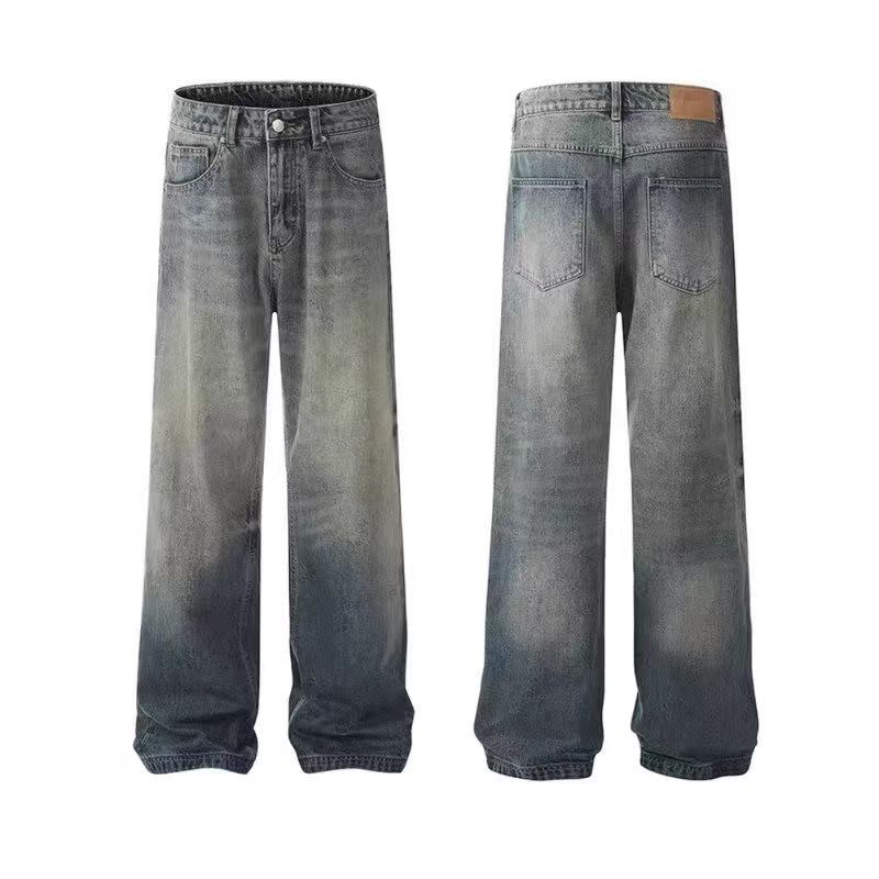 Japanese Brand × Jean High street vintage baggy washed Y2K jeans Size US 34 / EU 50 - 5 Thumbnail