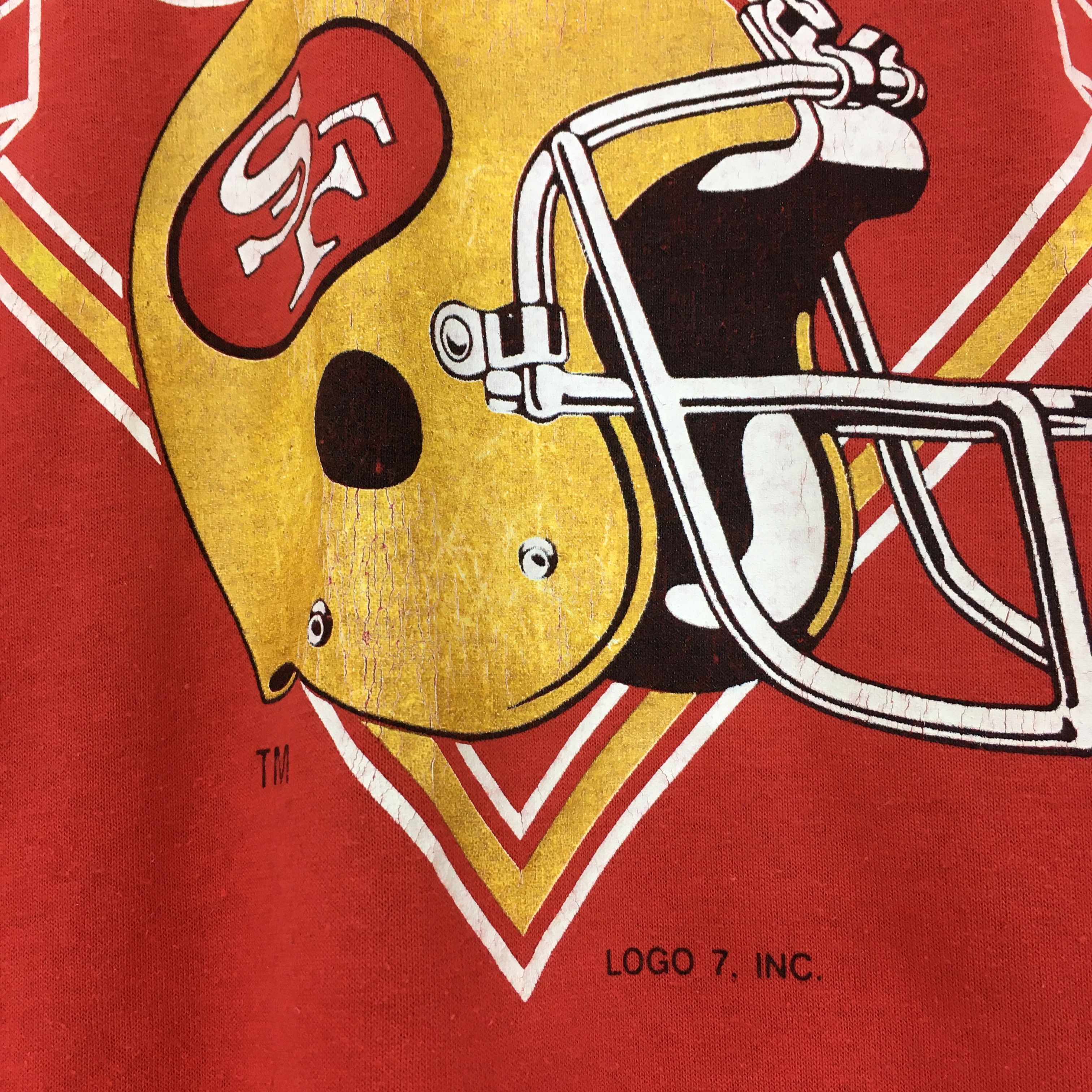 NFL Vintage 90s San Francisco 49ers NFL T Shirt Large Size US L / EU 52-54 / 3 - 3 Thumbnail