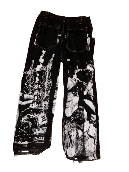 Other Contrast Jeans Size US 34 / EU 50 - 2 Thumbnail