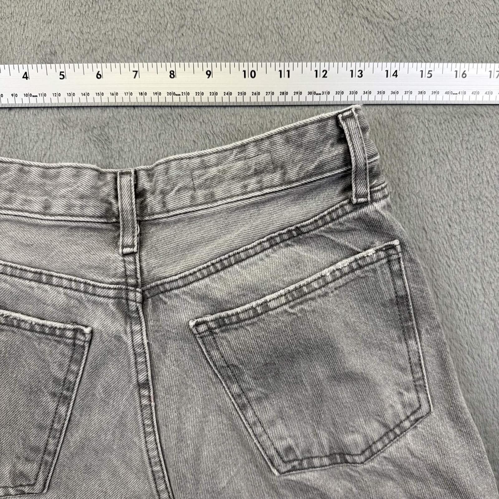 Zara Zara Light Purple Grey Wash Denim Jeans Baggy Straight Leg Size 36" / US 14 / IT 50 - 5 Thumbnail