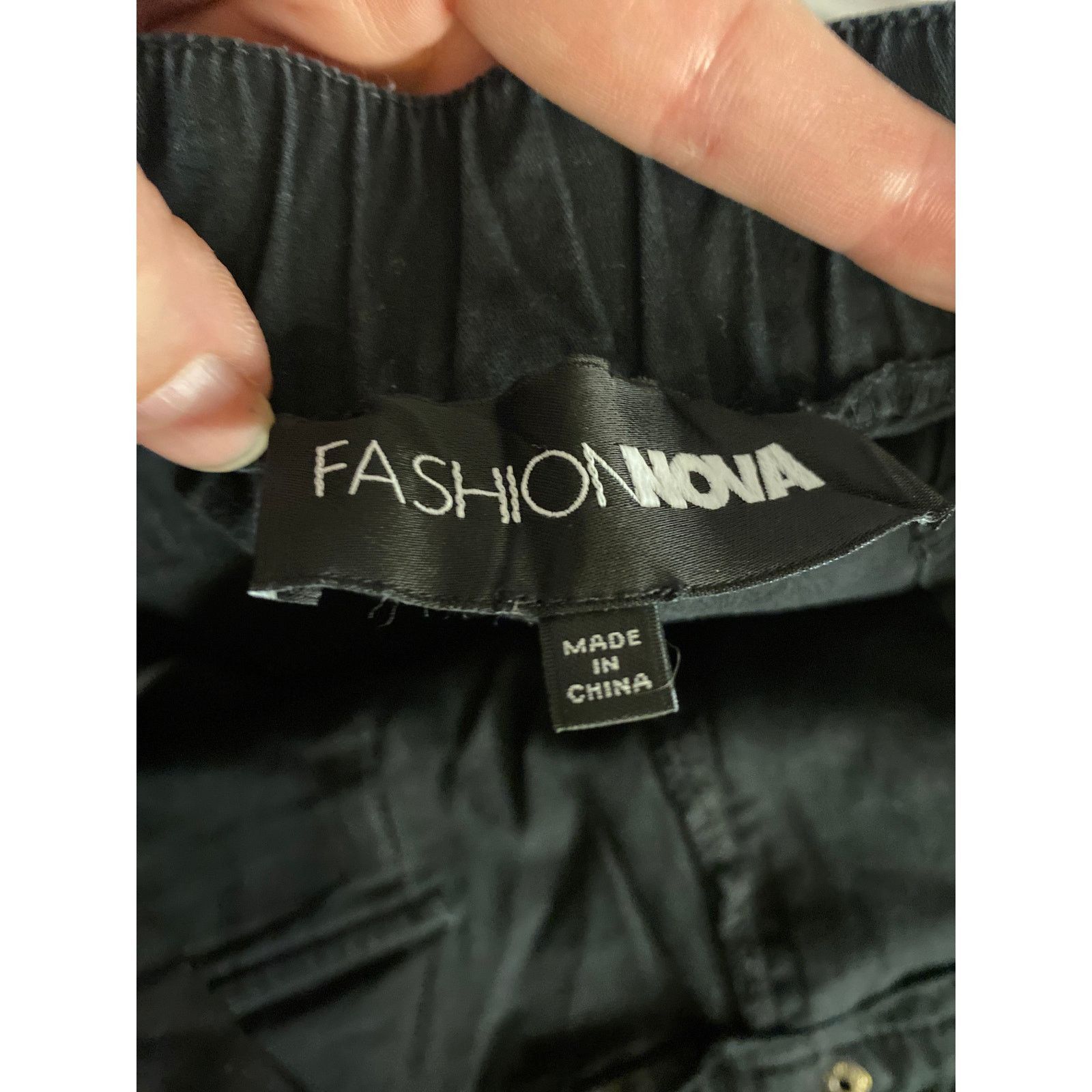 Other Y2K Streetwear Black Cargo Pants Wide Leg XL Size 34" / US 12 / IT 48 - 3 Thumbnail